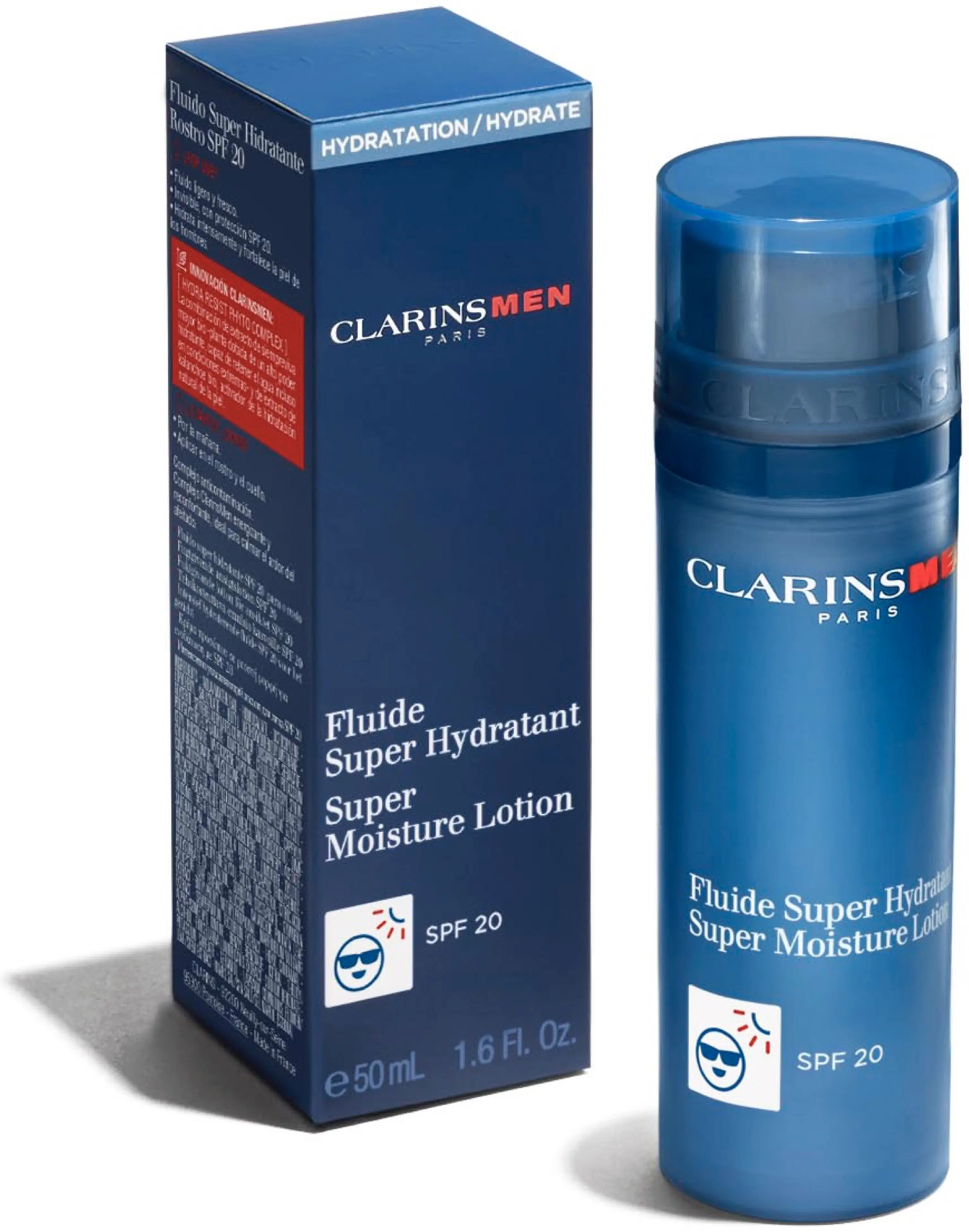 ClarinsMen Super Moisture Lotion SPF20 kasvovoide 50 ml