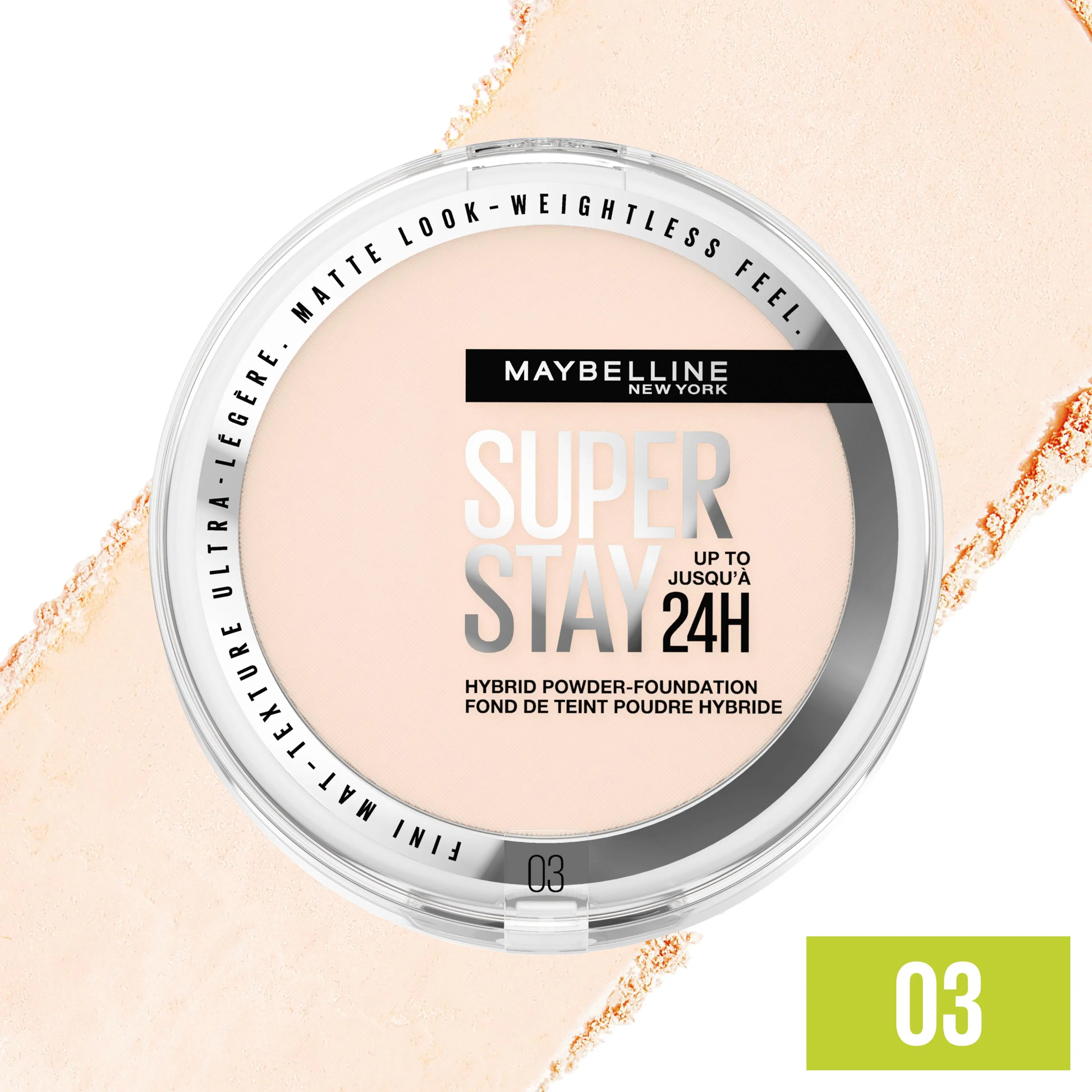 Maybelline New York Superstay 24H Hybrid Powder Foundation 3 Meikkipuuteri 9 g