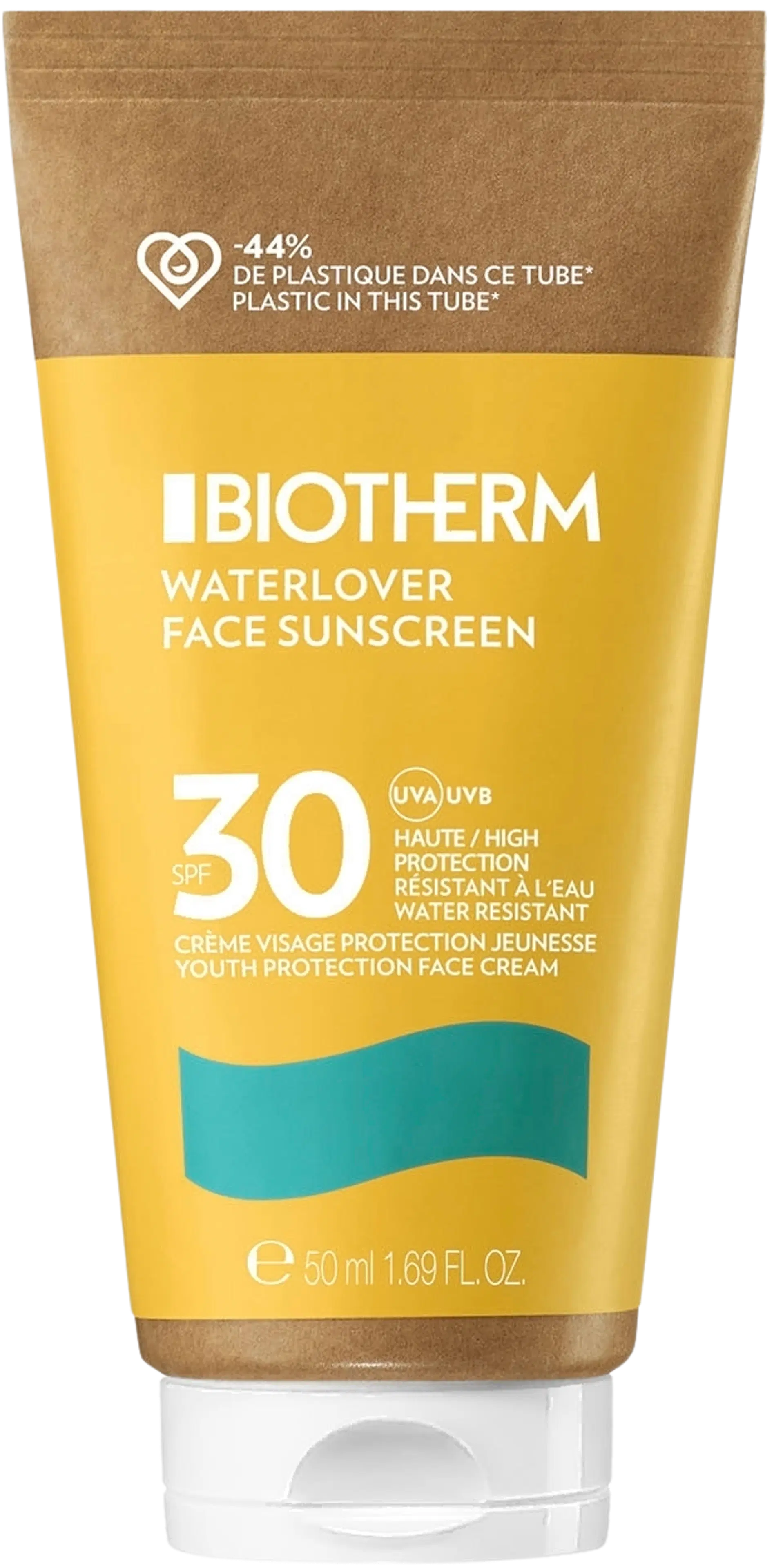 Biotherm Waterlover Creme Solaire Anti-age SPF30 aurinkosuojavoide kasvoille 30 ml
