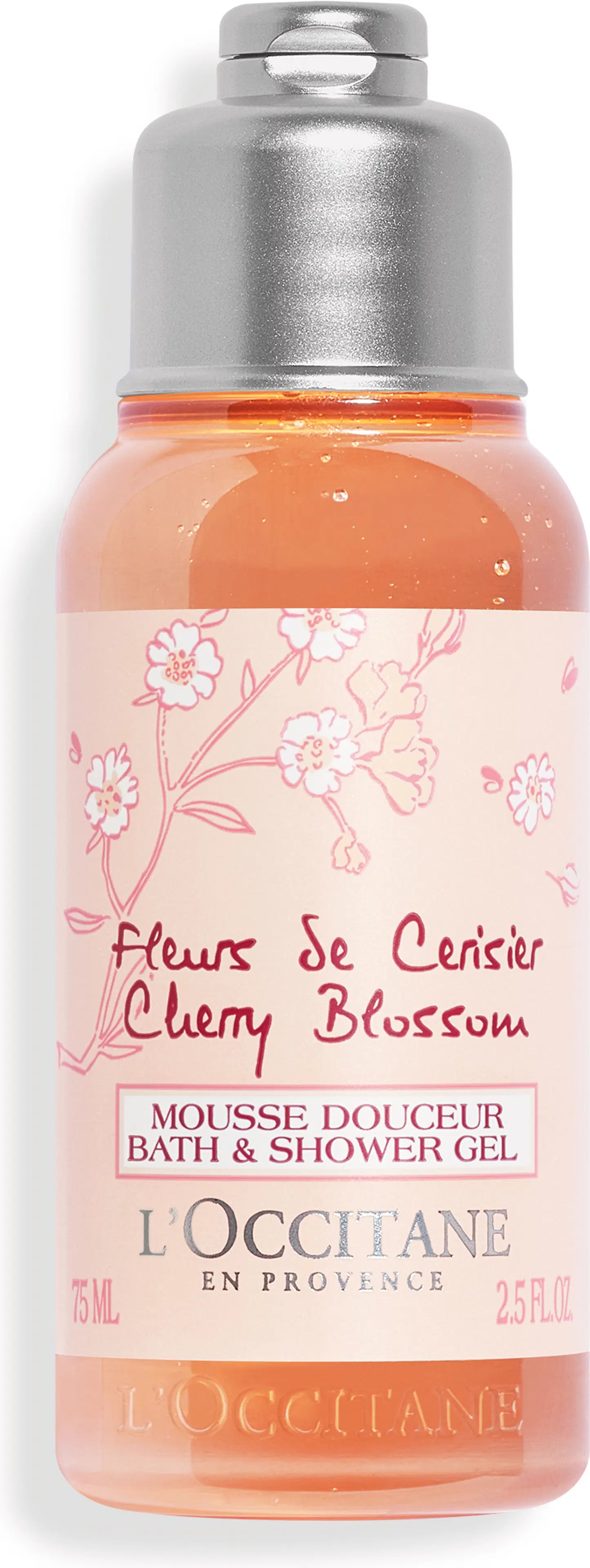 L'Occitane Cherry Blossom Bath & Shower Gel suihkugeeli 75 ml