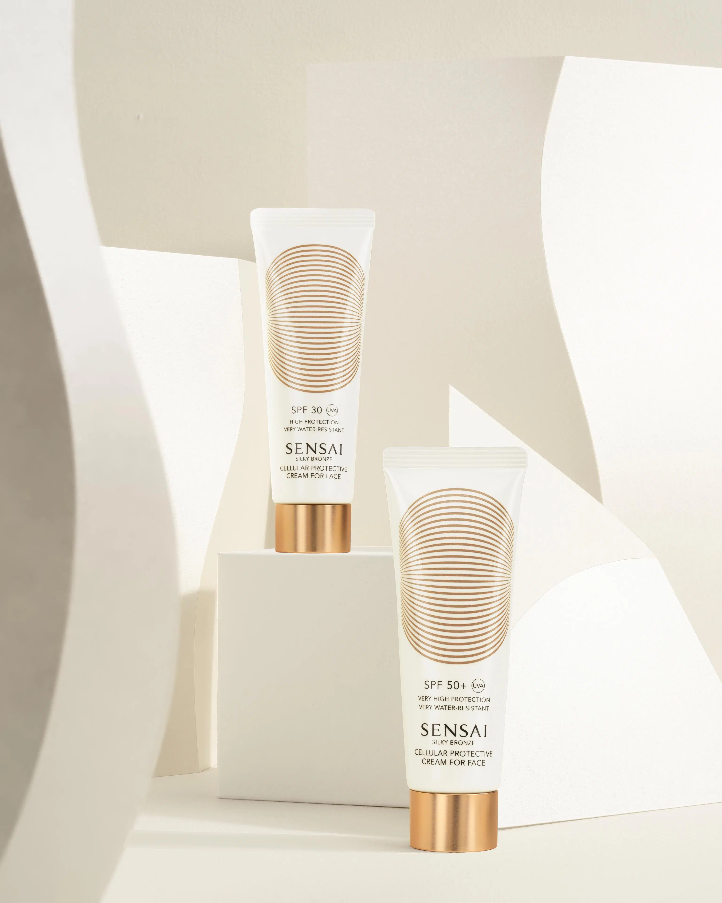 Sensai Silky Bronze Cellular Protective Cream for Face SPF 30 aurinkosuojavoide kasvoille 50 ml