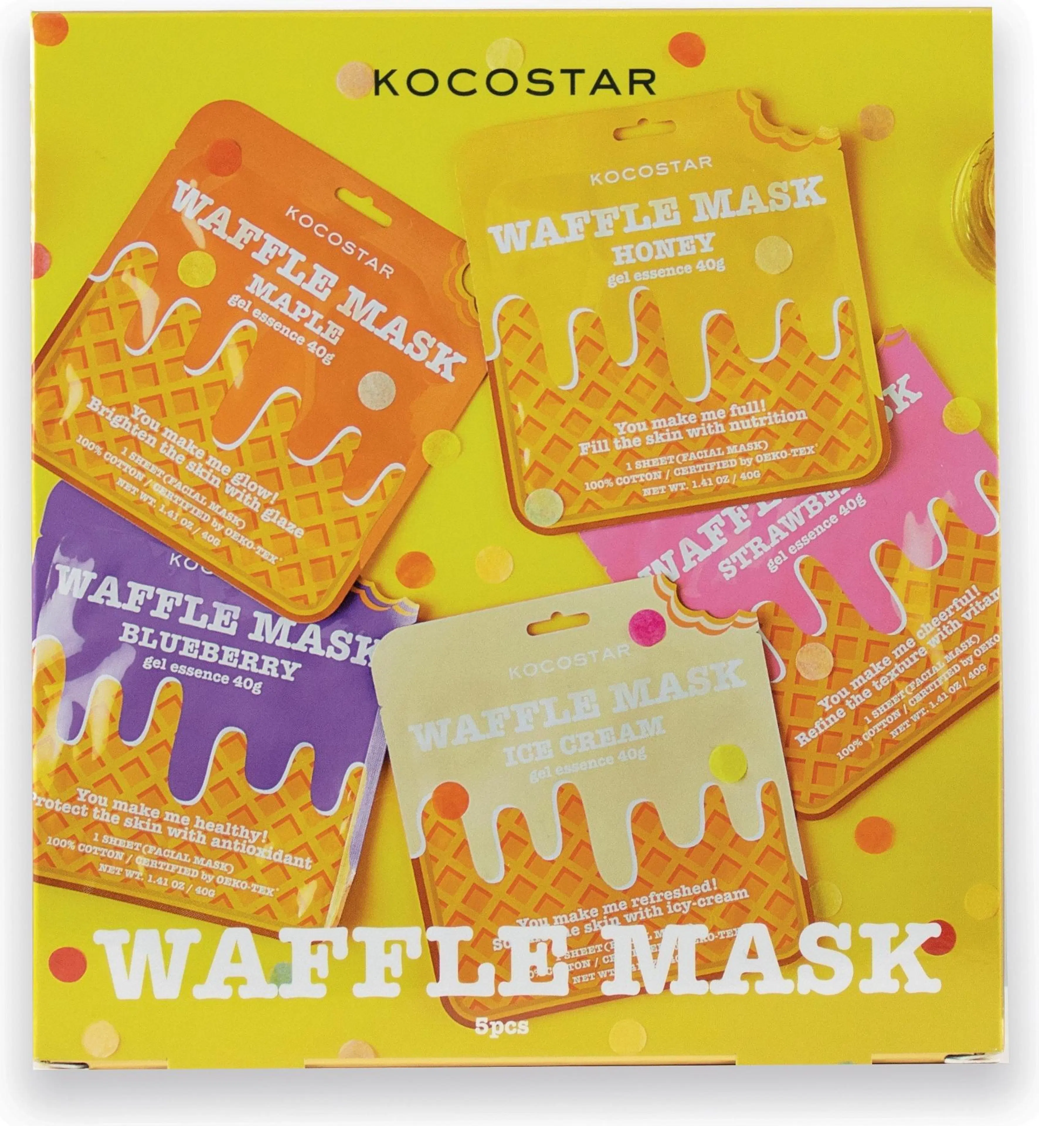 KOCOSTAR Waffle Mask Kit 5 kpl