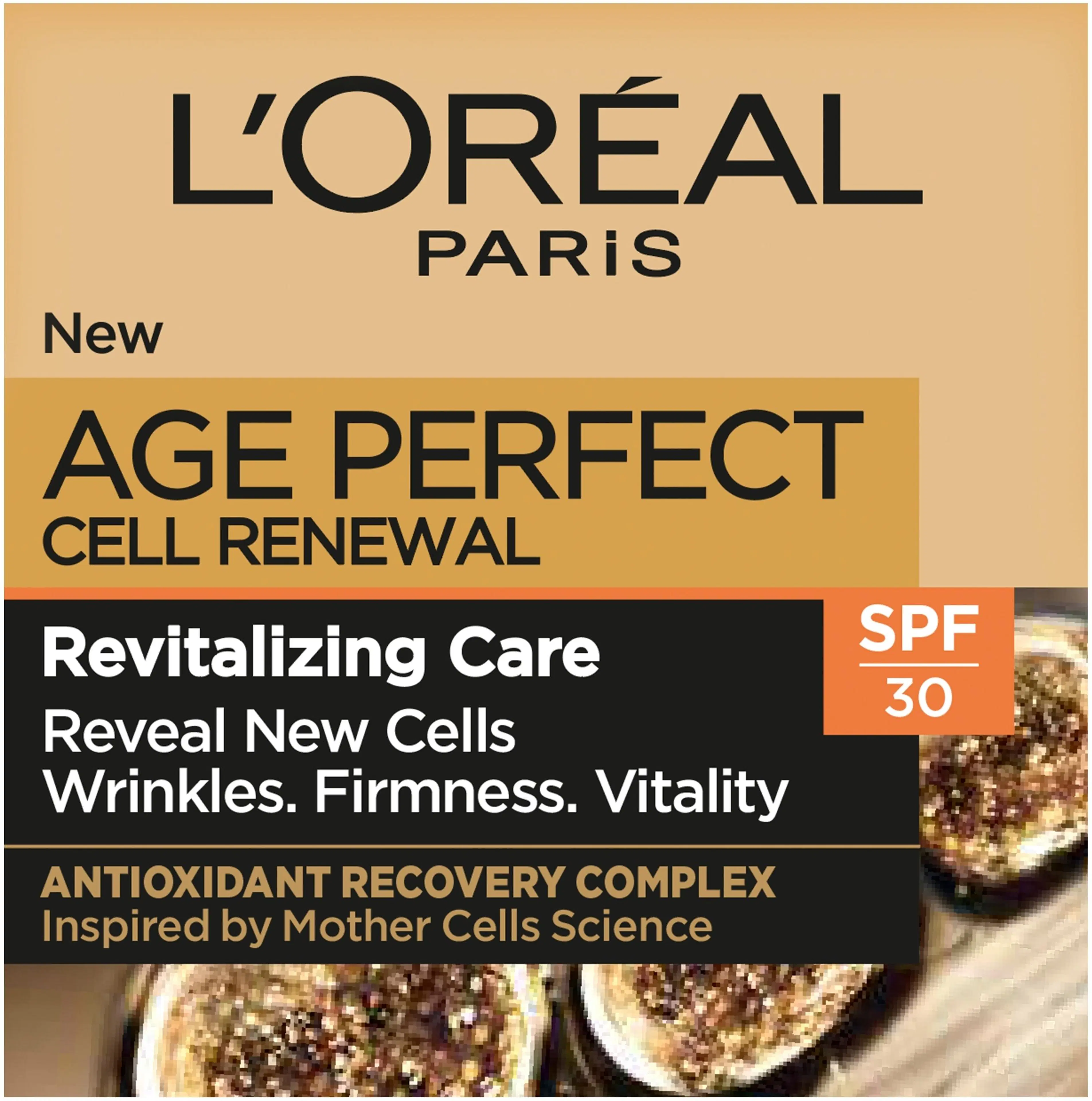 L'Oréal Paris Age Perfect Cell Renewal elinvoimaisuutta antava anti-age päivävoide SK30 50 ml