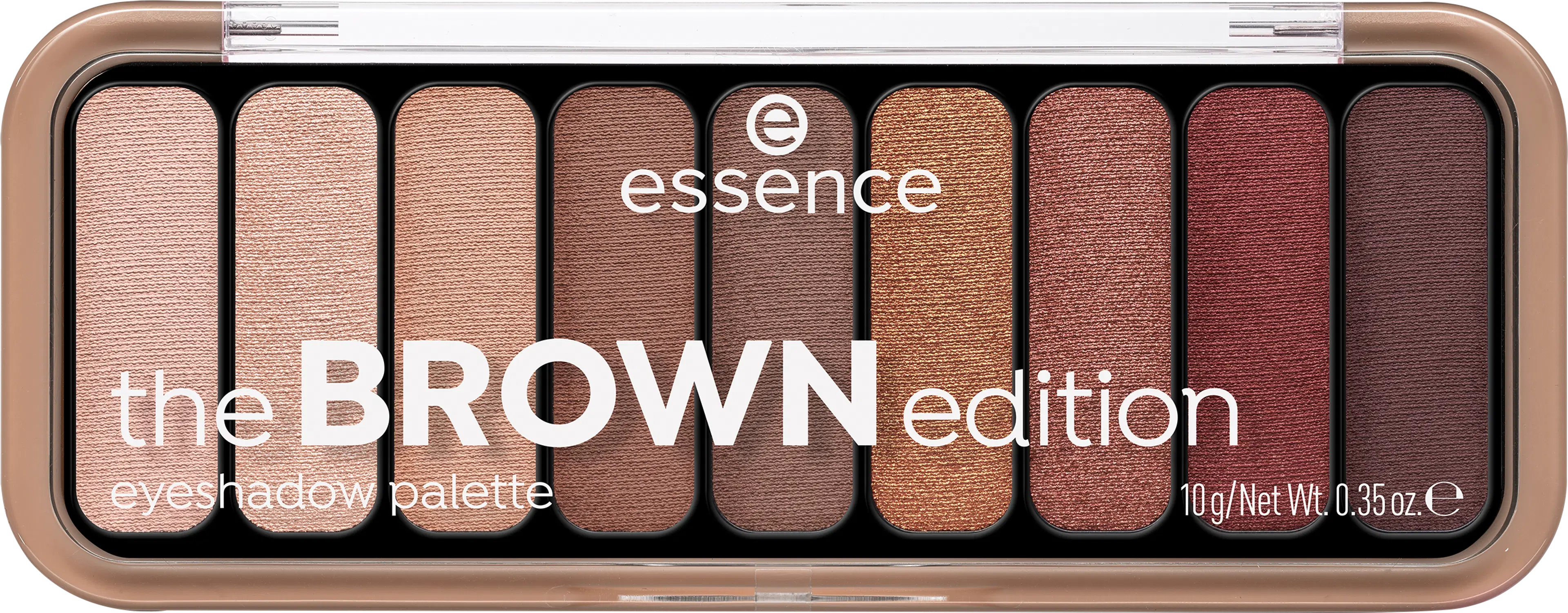 essence the BROWN edition eyeshadow palette luomiväripaletti 10 g