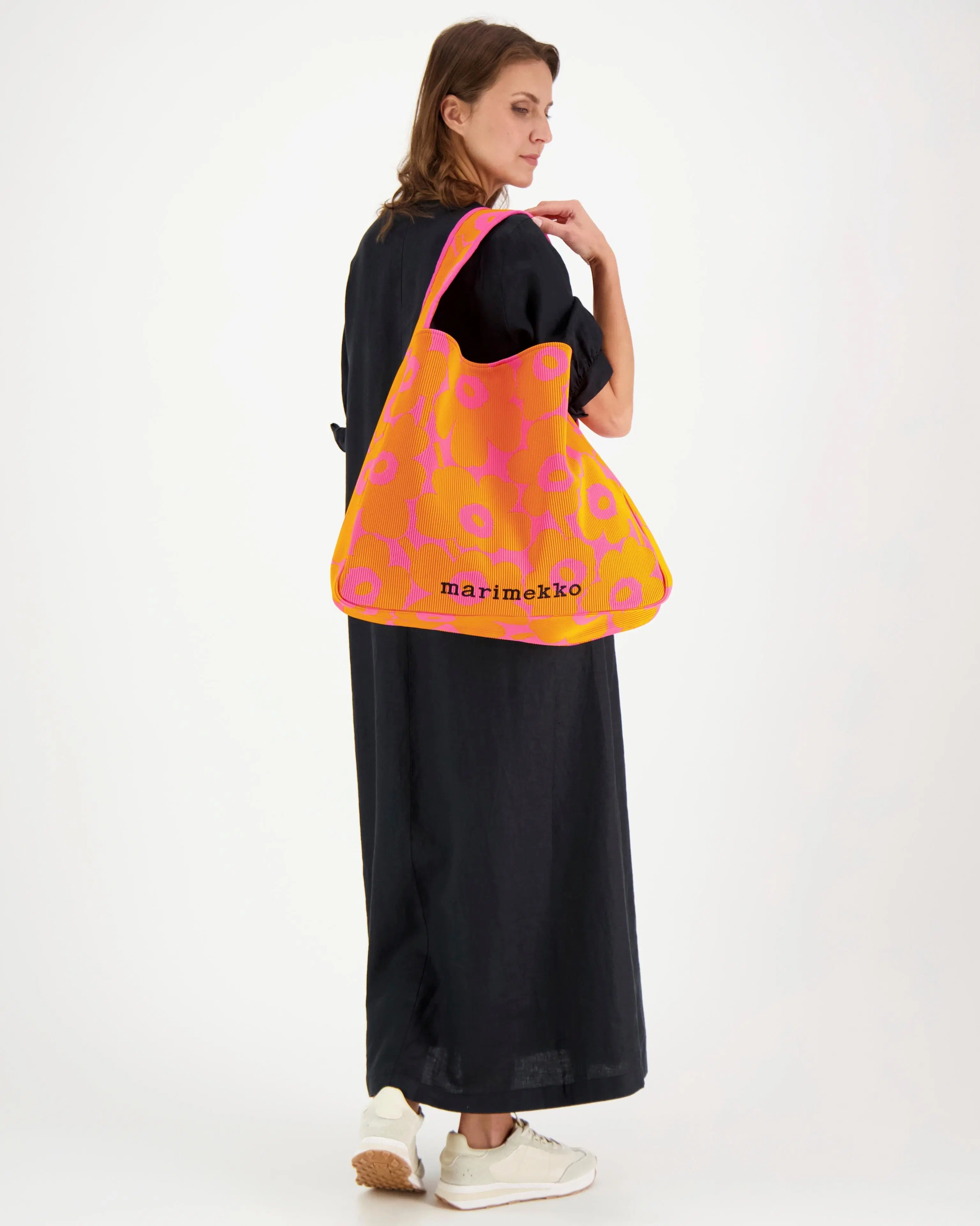 Marimekko Knitted Bag Large Unikko olkalaukku