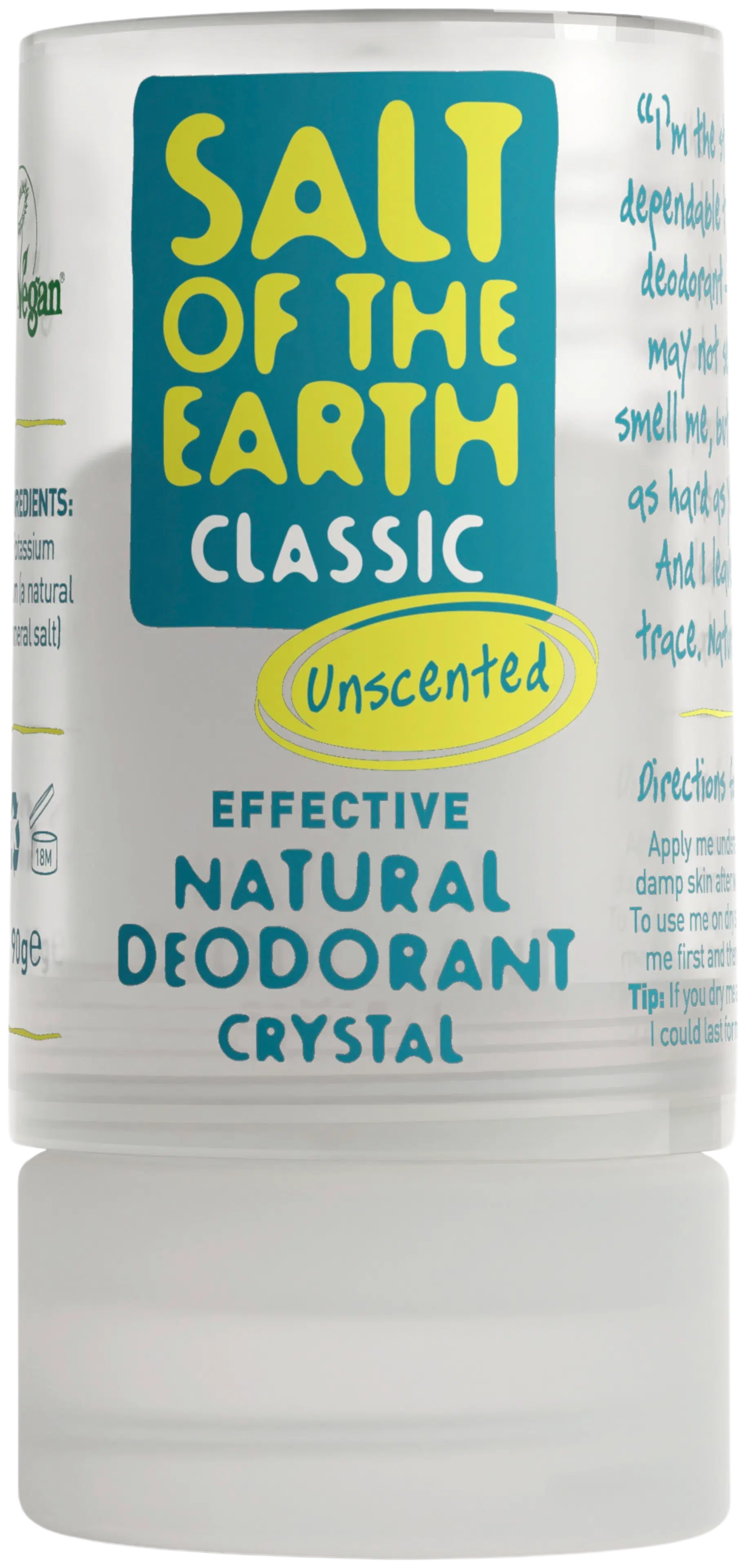 Salt of the Earth - Classic tuoksuton kivi deodorantti 90g