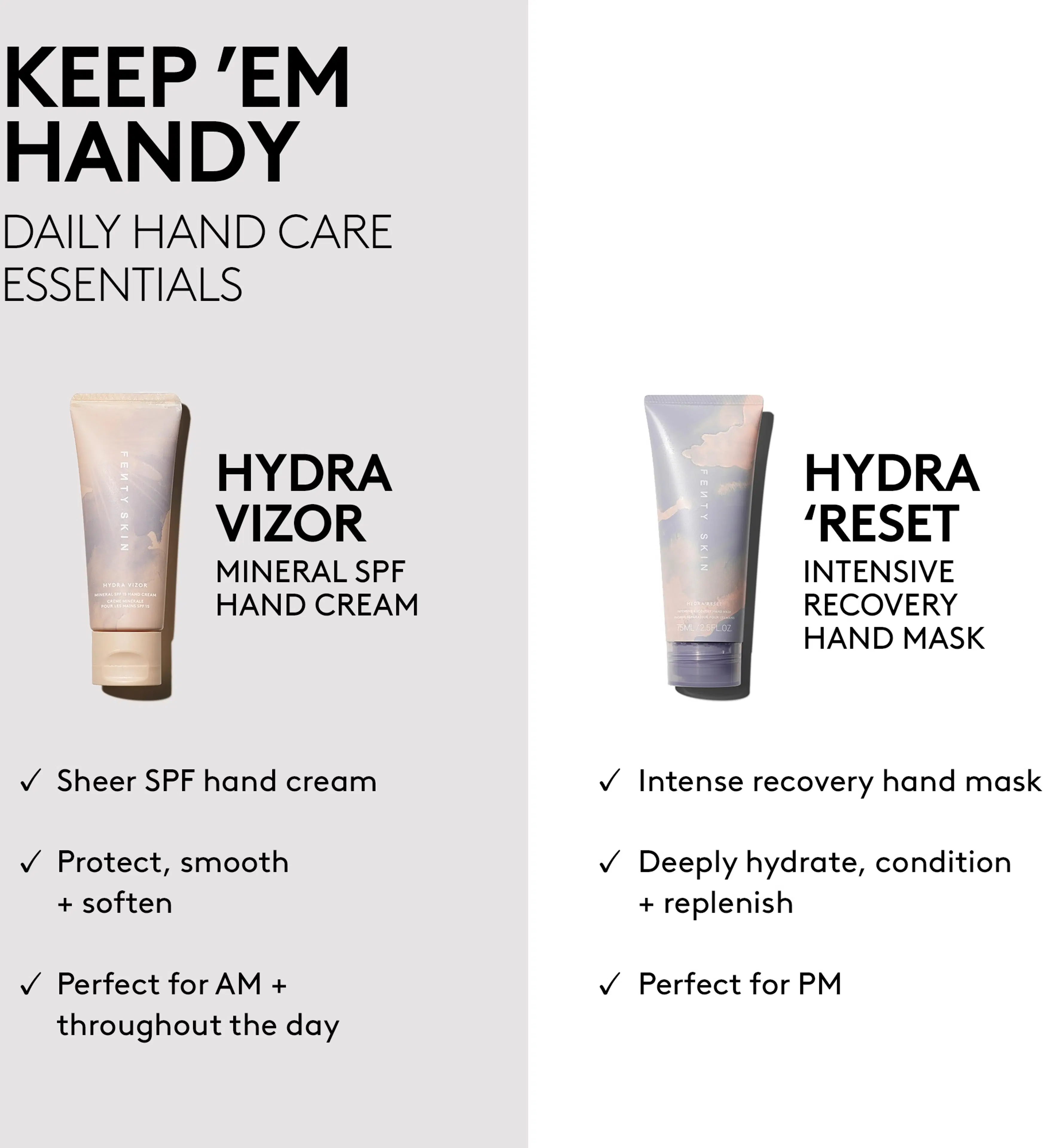 Fenty Skin Hydra Vizor SPF 15 Hand Creme käsivoide 75 ml