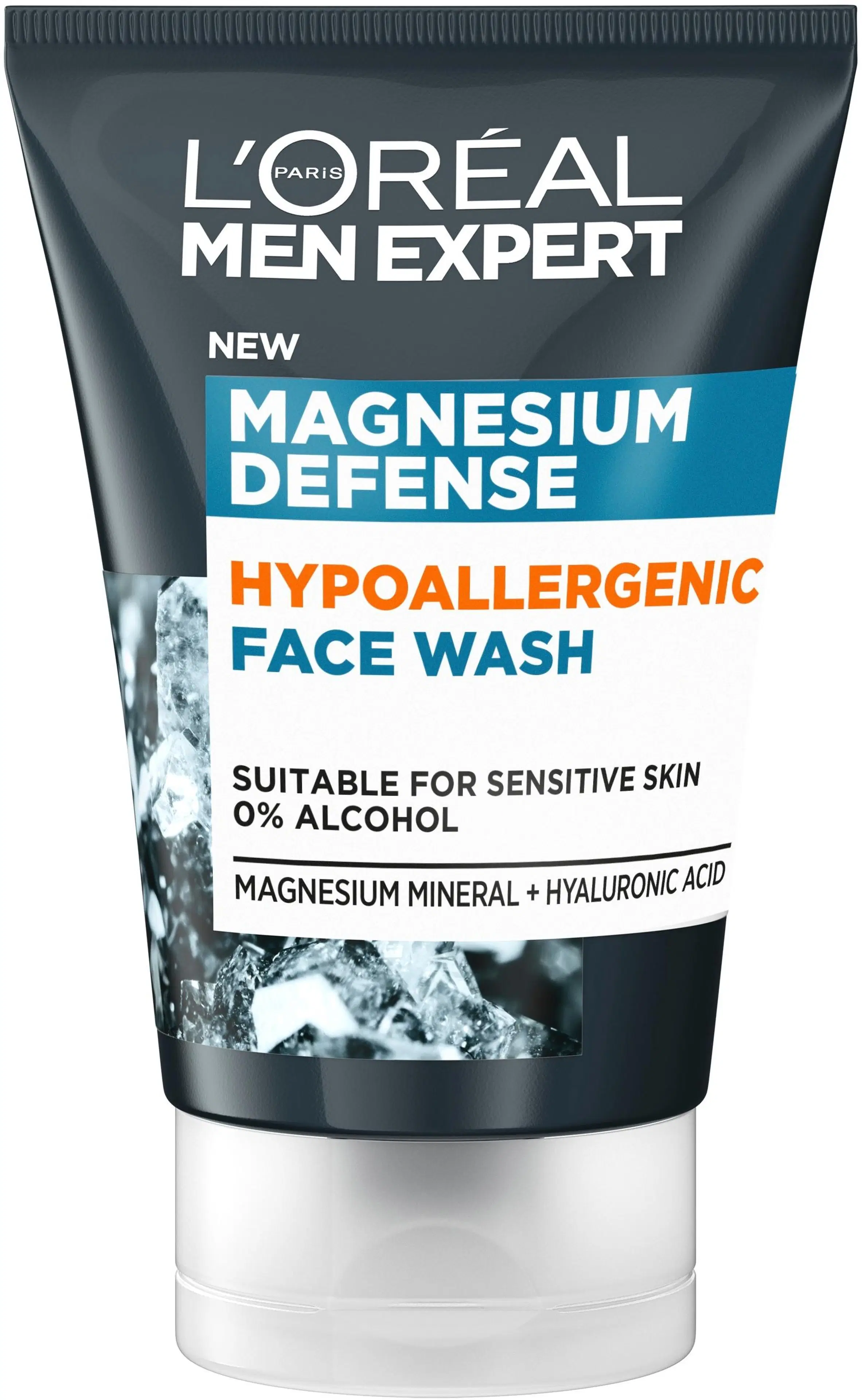 L'Oréal Paris Men Expert Magnesium Defense Hypoallergenic Face Wash puhdistusgeeli 100 ml