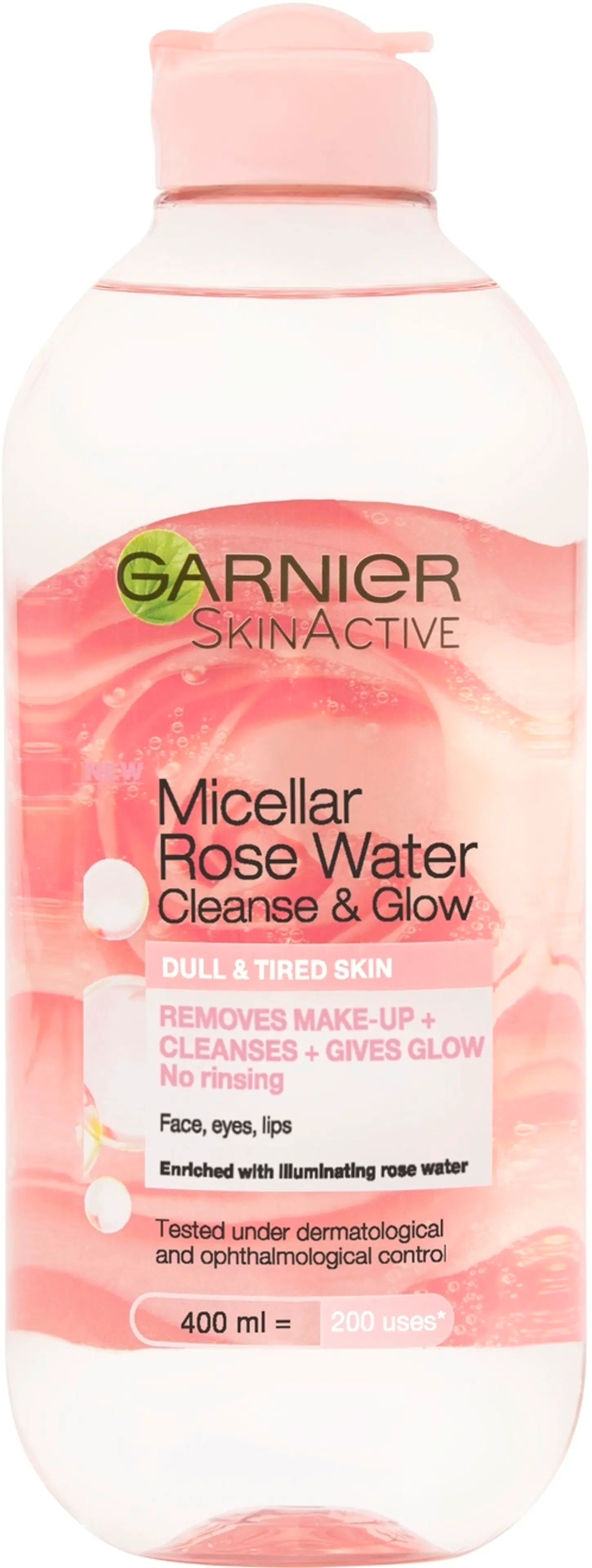 Garnier SkinActive Micellar Cleansing Rose Water puhdistusvesi 400ml