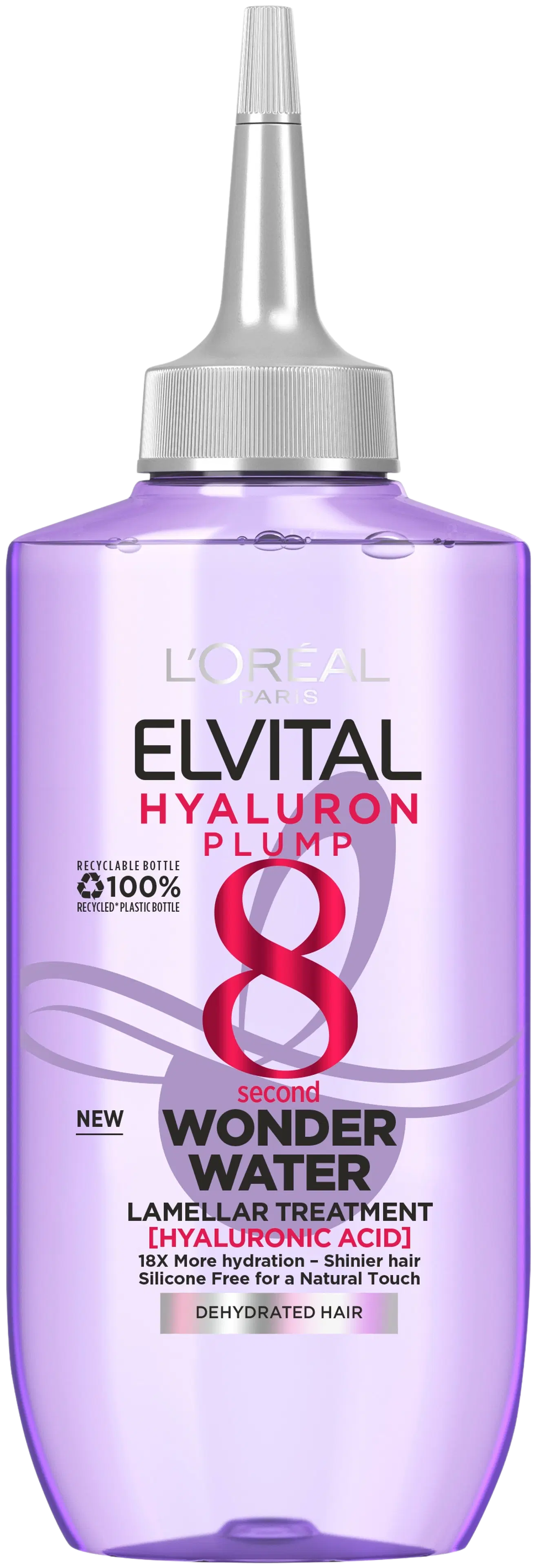 L'Oréal Paris Elvital  Hyaluron Plump hoitoaine kuiville hiuksille 200 ml