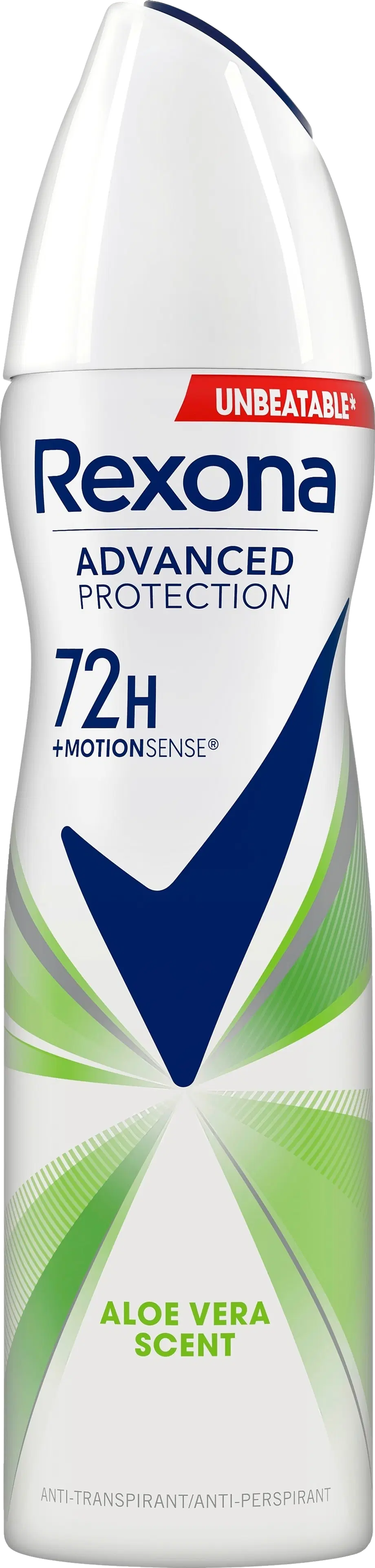 Rexona Advanced Protection Aloe Vera Antiperspirantti Spray Tehokas deodorantti naisille 150 ml