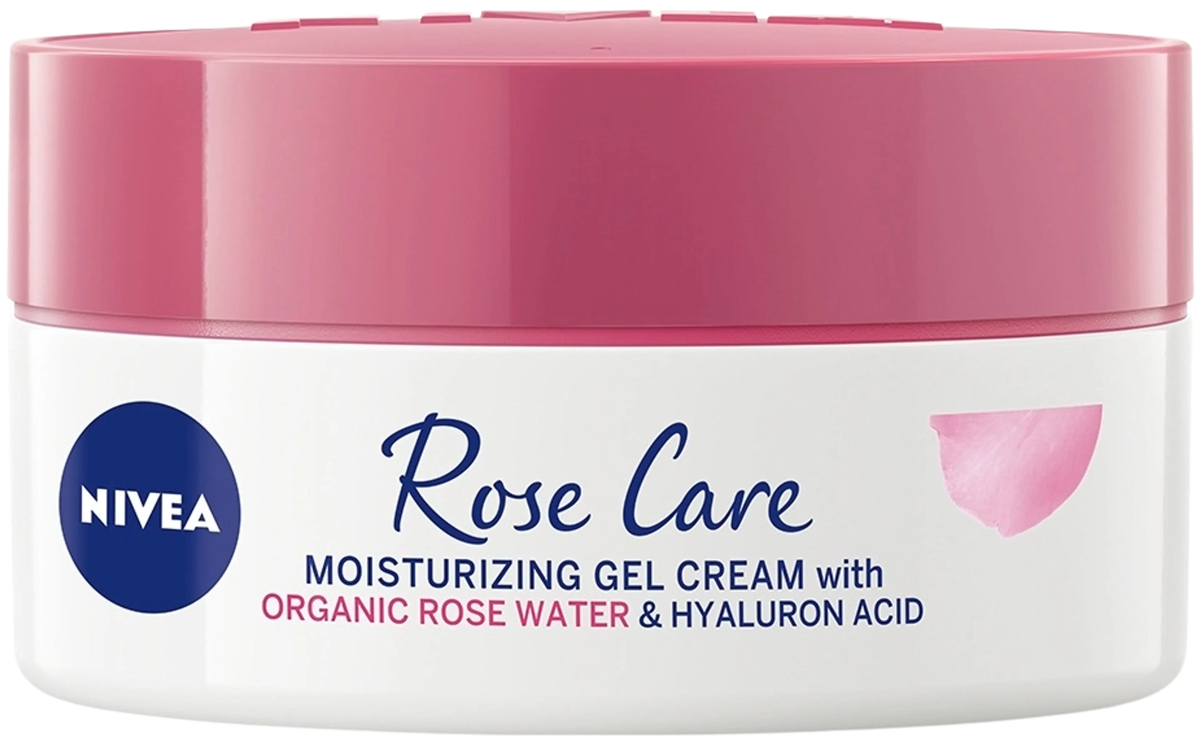 NIVEA 50ml Rose Care Moisturizing Gel Cream -päivävoide
