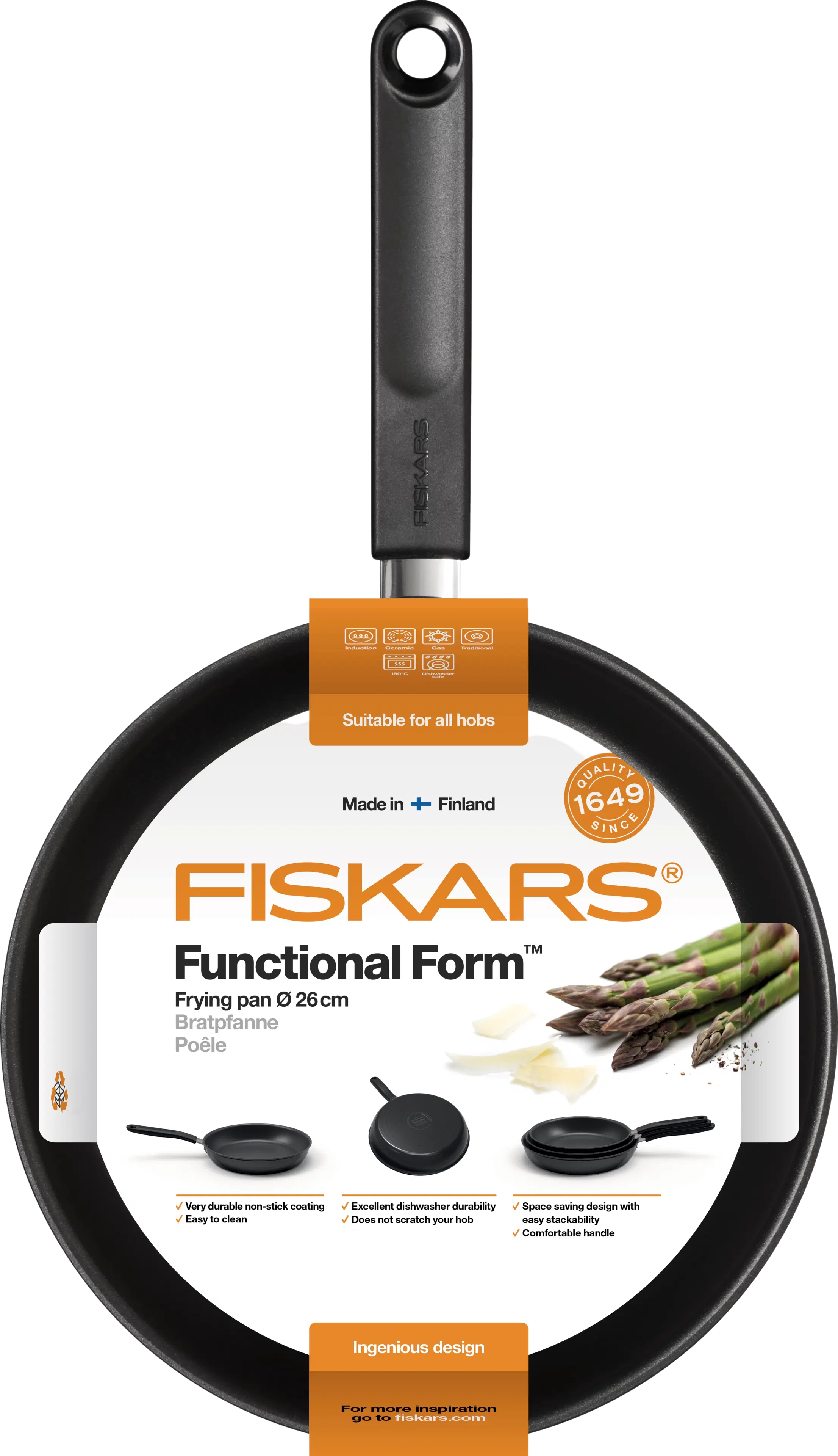 Fiskars Functional Form paistinpannu 26cm