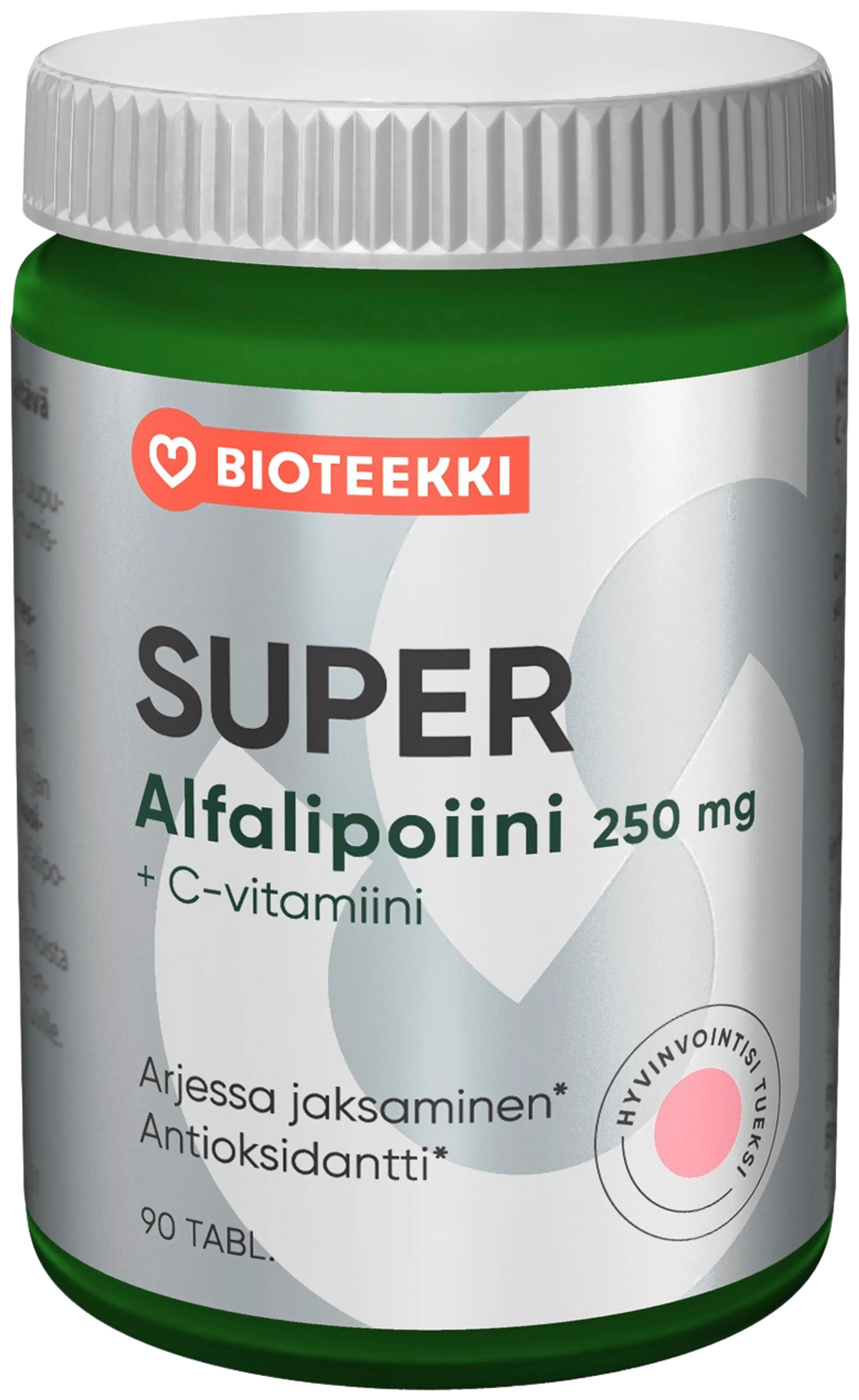Bioteekki Super Alfalipoiini+C ravintolisä 90 tabl.