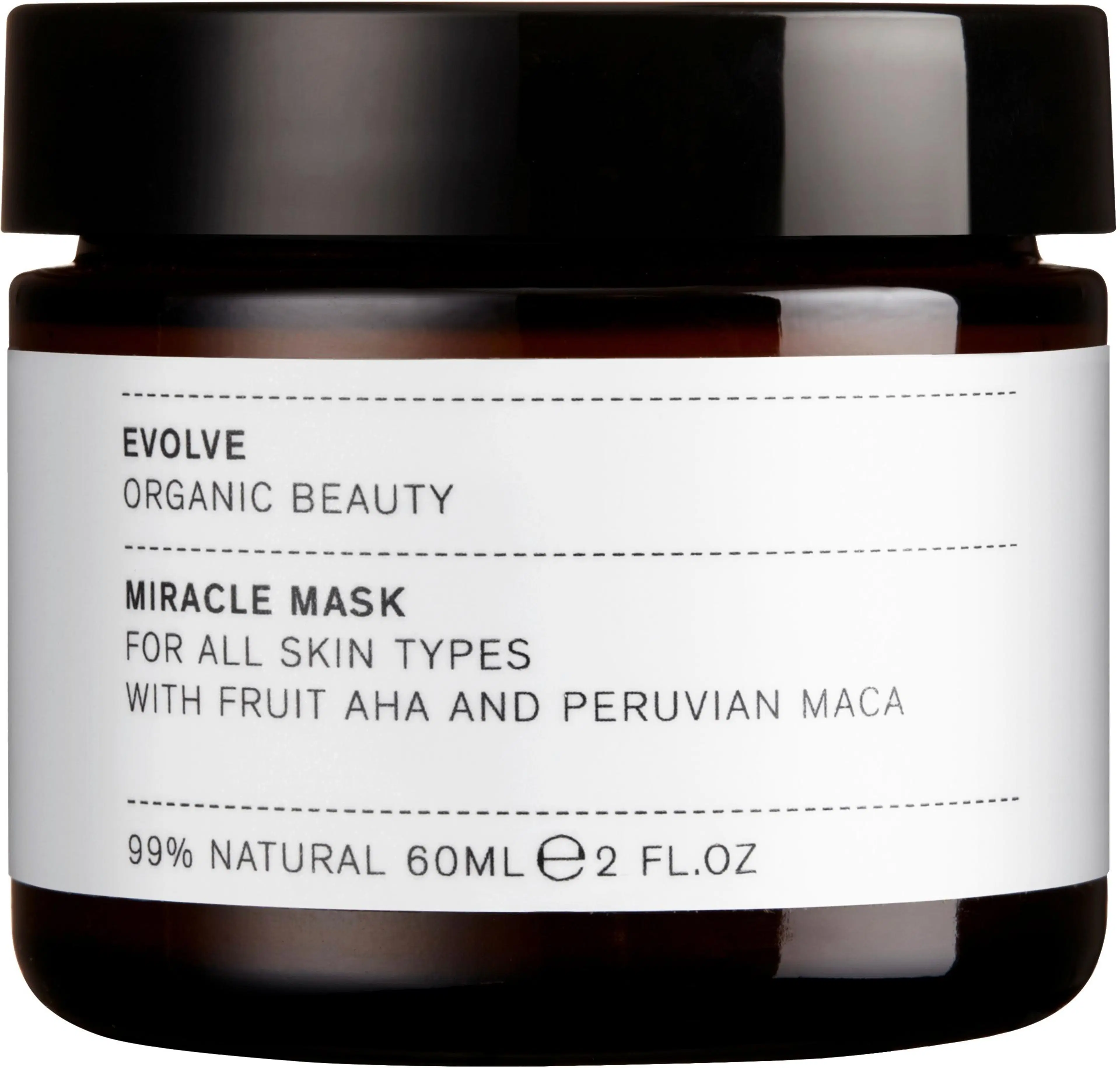 Evolve Organic Beauty Miracle Mask AHA kuoriva hedelmähapponaamio 60 ml