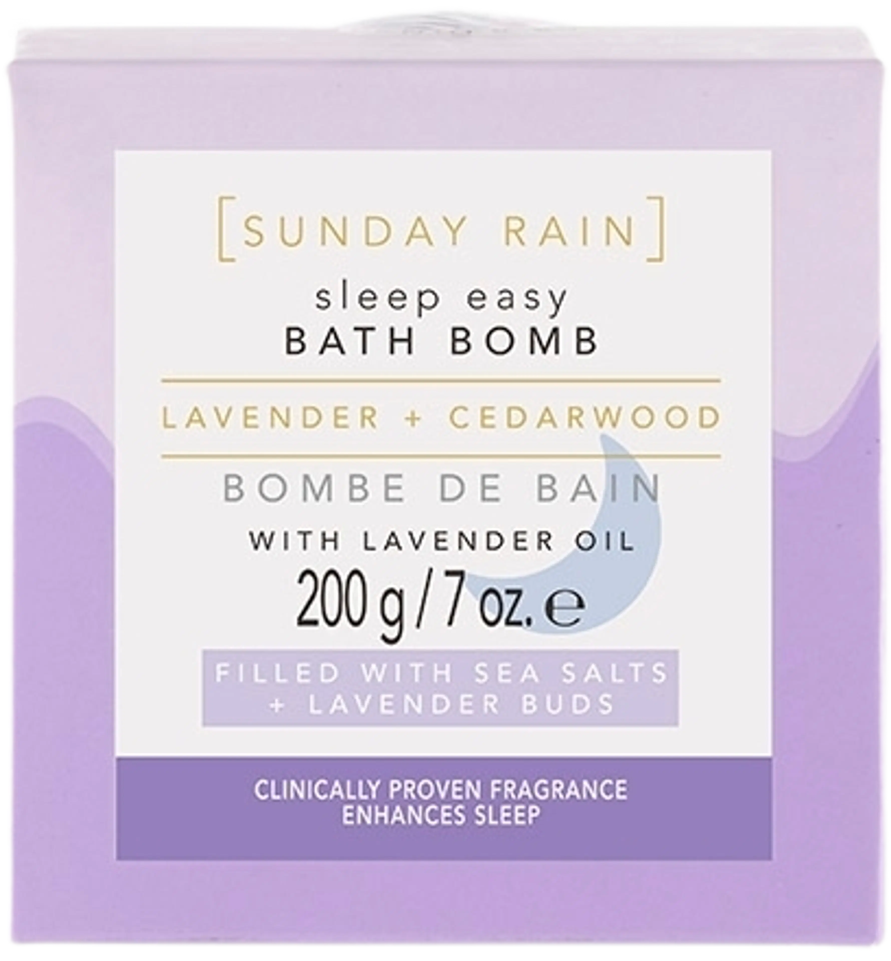 Sunday Rain Sleep Easy Bath Bomb 200gr kylpypommi