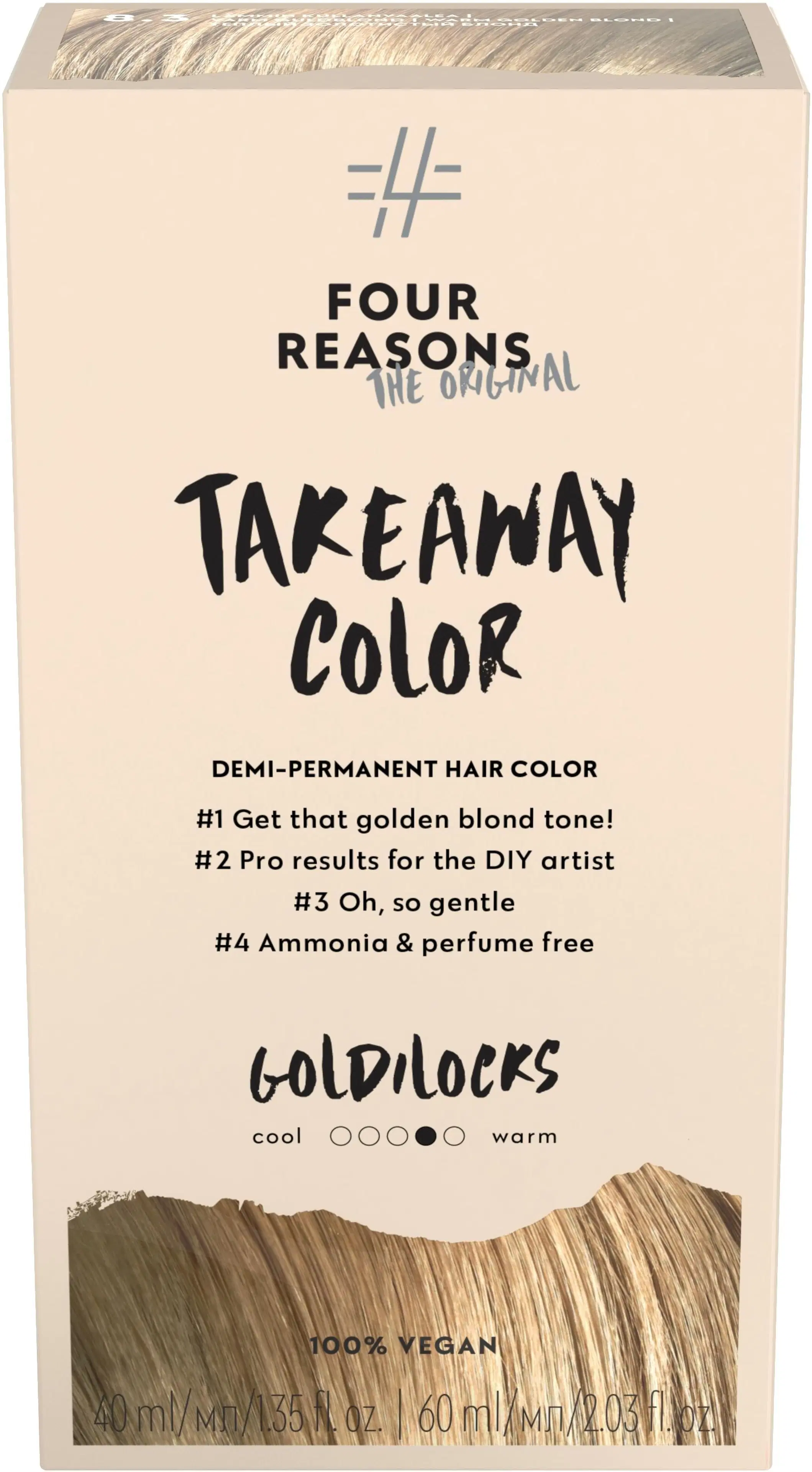 Four Reasons Original Takeaway Color 8.3 Goldilocks kestosävyte