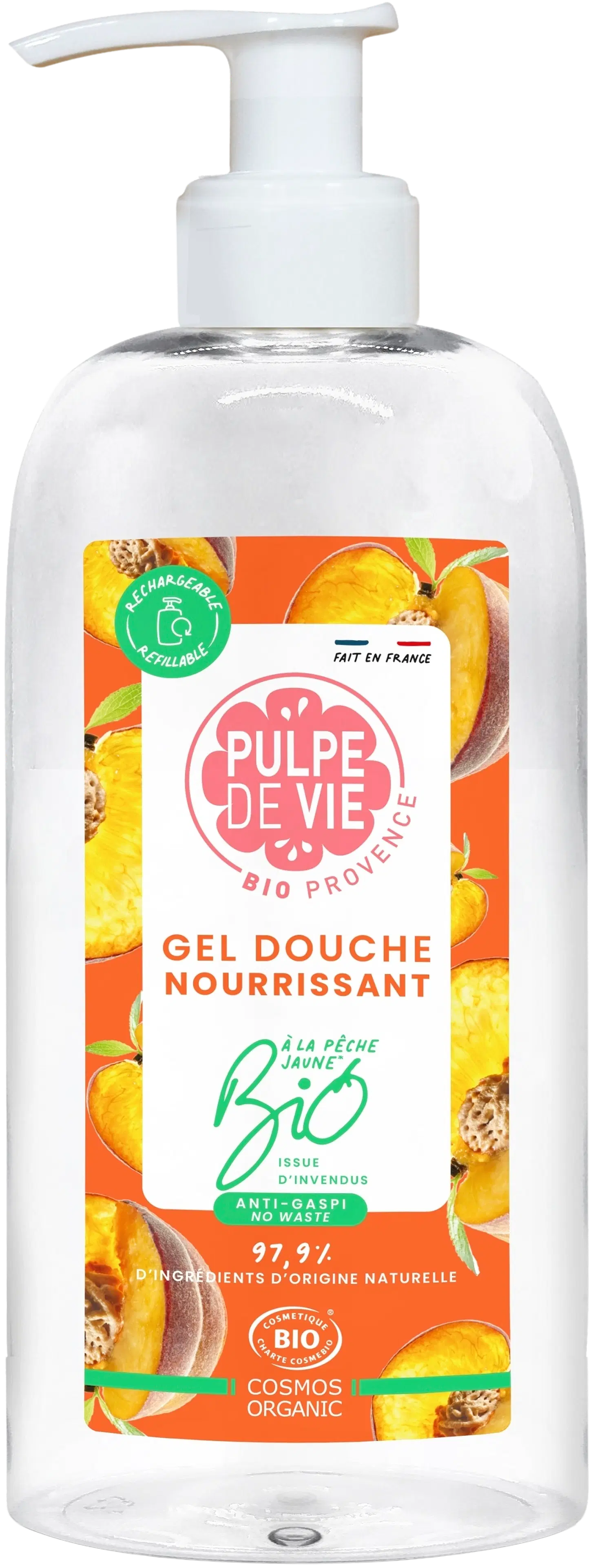 Pulpe De Vie Shower Gel Peach -suihkugeeli 400ml