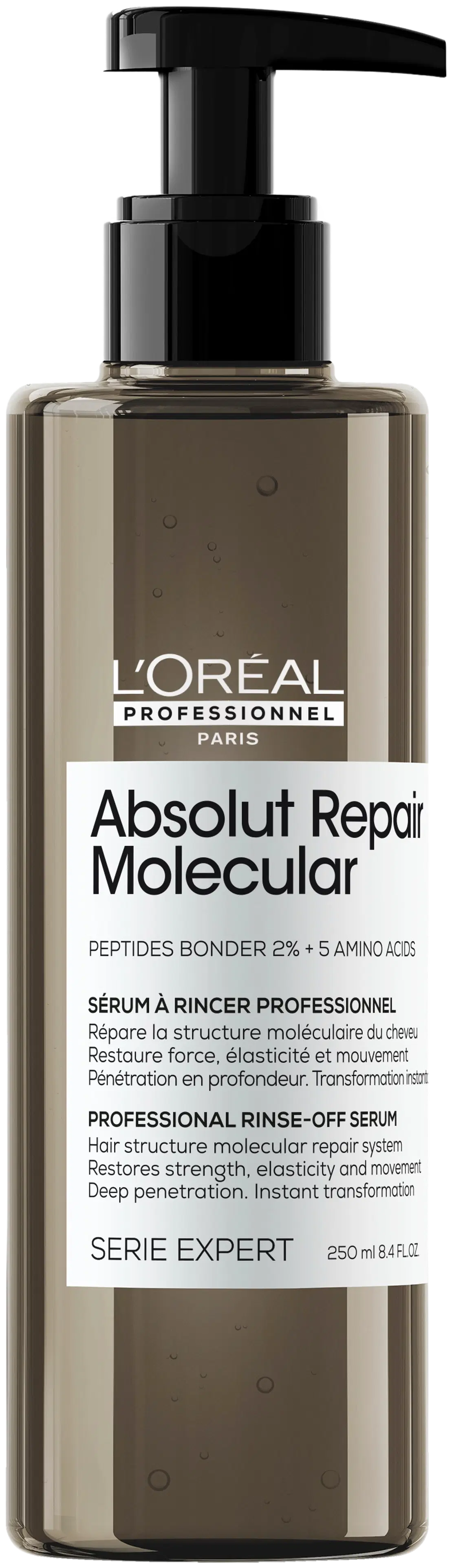 L'Oréal Professionnel Absolut Repair Molecular Rinse-off Serum pois huuhdeltava seerumi hiuksille 250 ml