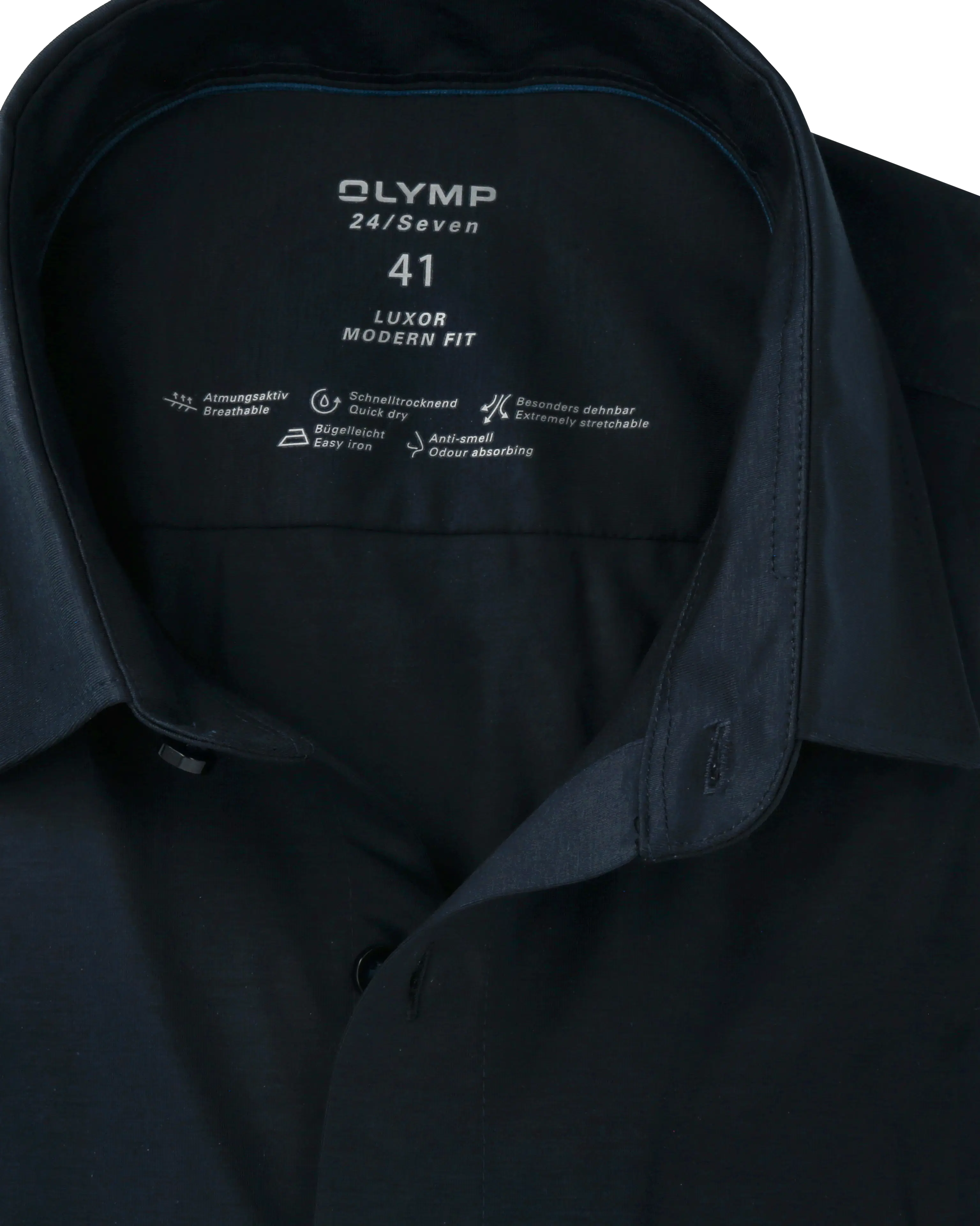 Olymp Luxor Modern Fit Jersey kauluspaita