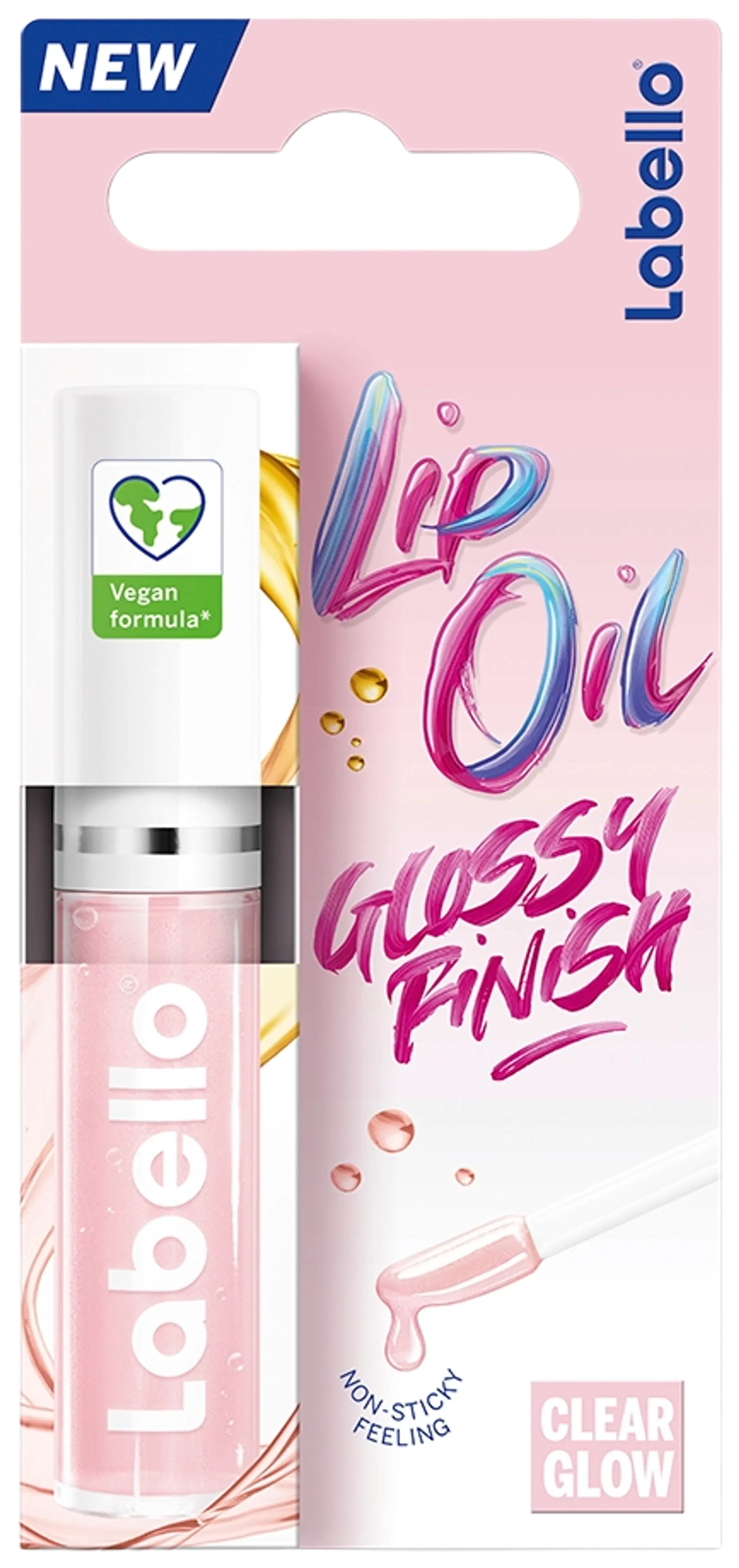 Labello 5,5ml Caring Lip Oil Clear Glow -huuliöljy