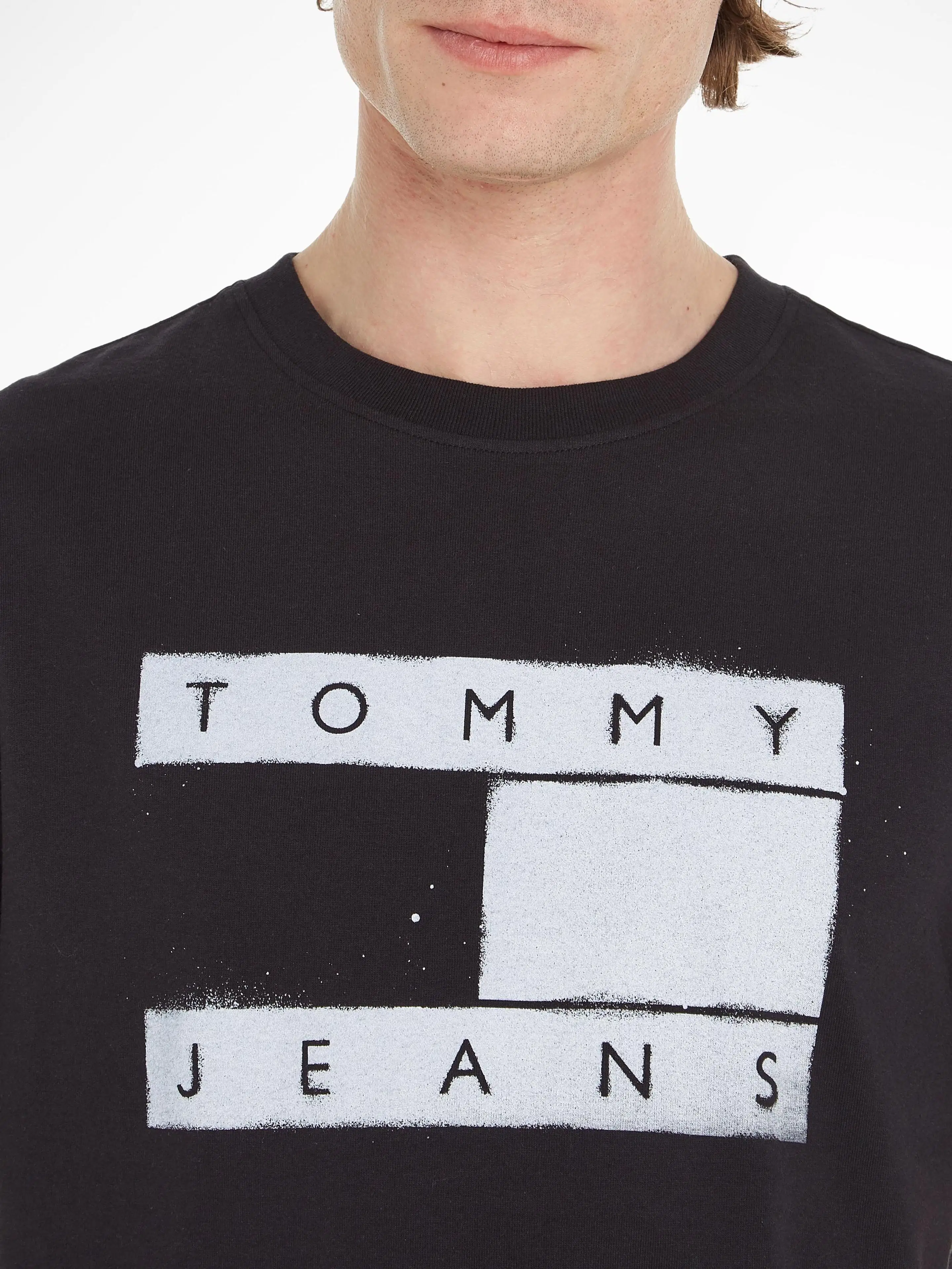 Tommy Jeans  clsc spray flag t-paita