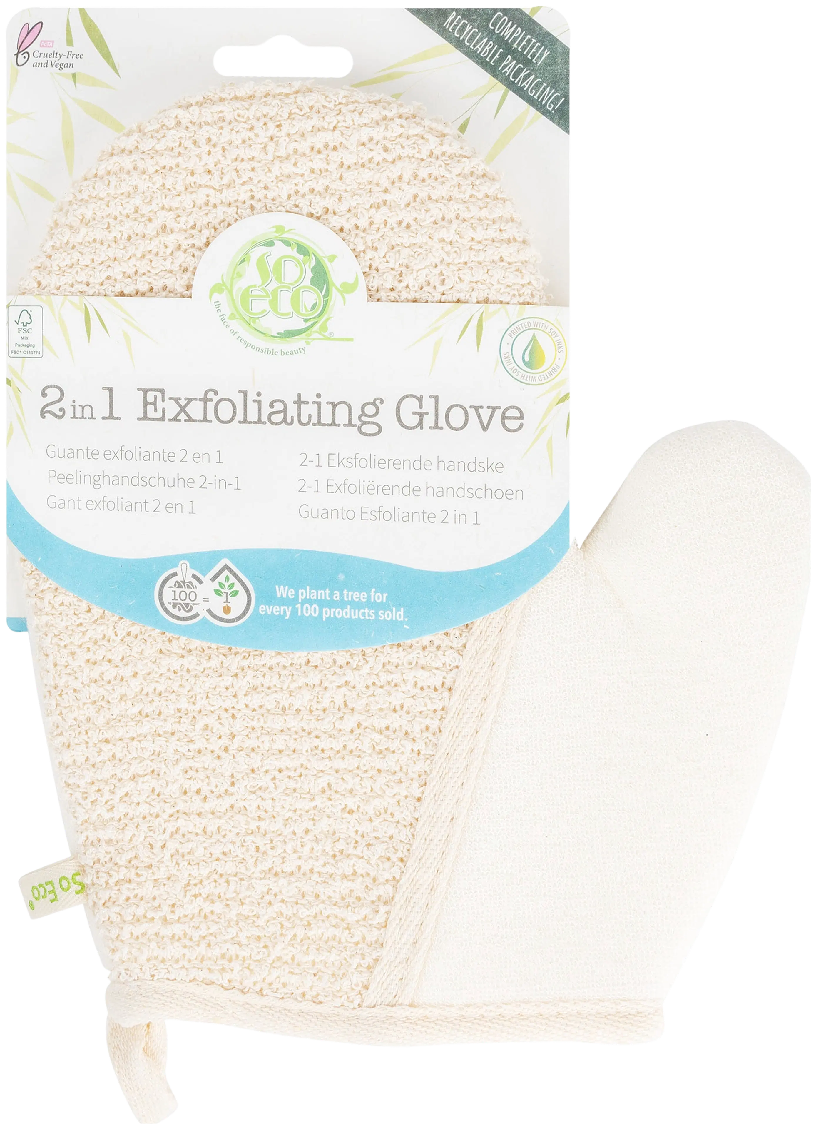 So Eco 2-1 Exfoliating Glove kuoriva pesuhanska