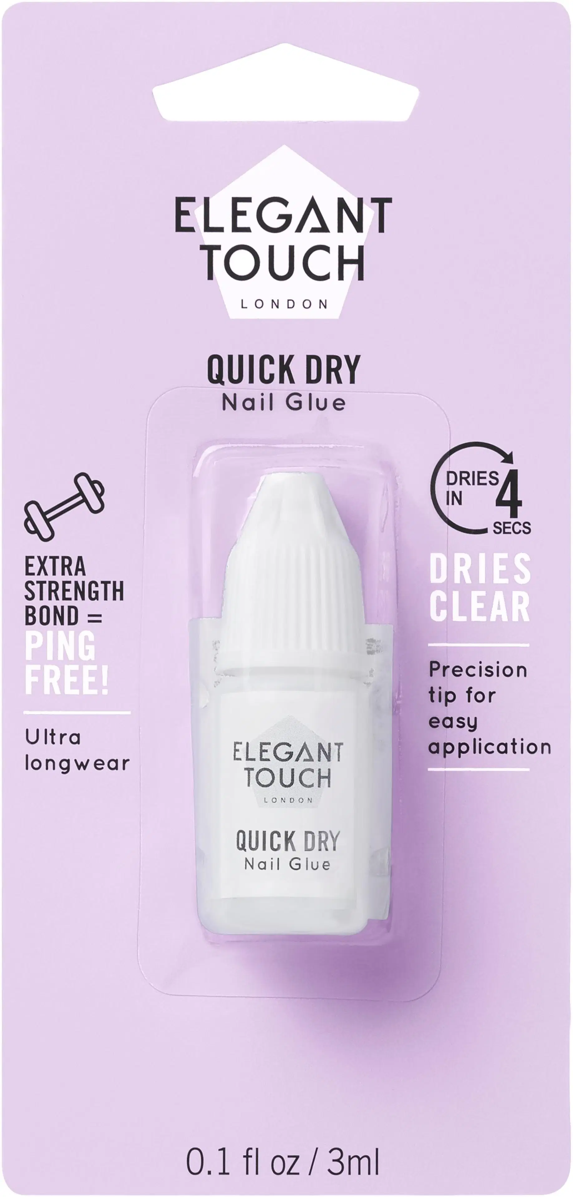 Elegant Touch Quick Dry Nail Glue -kynsiliima 6ml