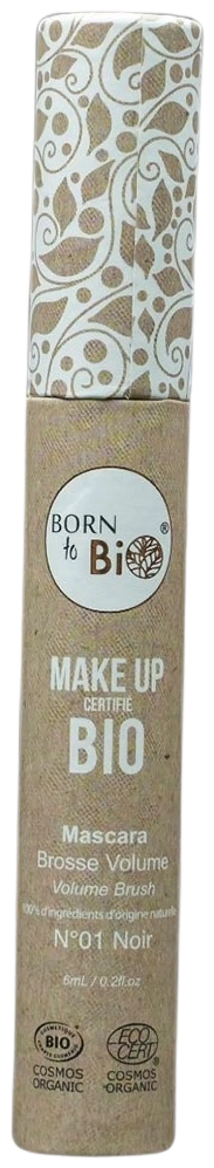 Born to Bio Organic Volume Mascara N°1 - Ripsiväri Noir 6ml