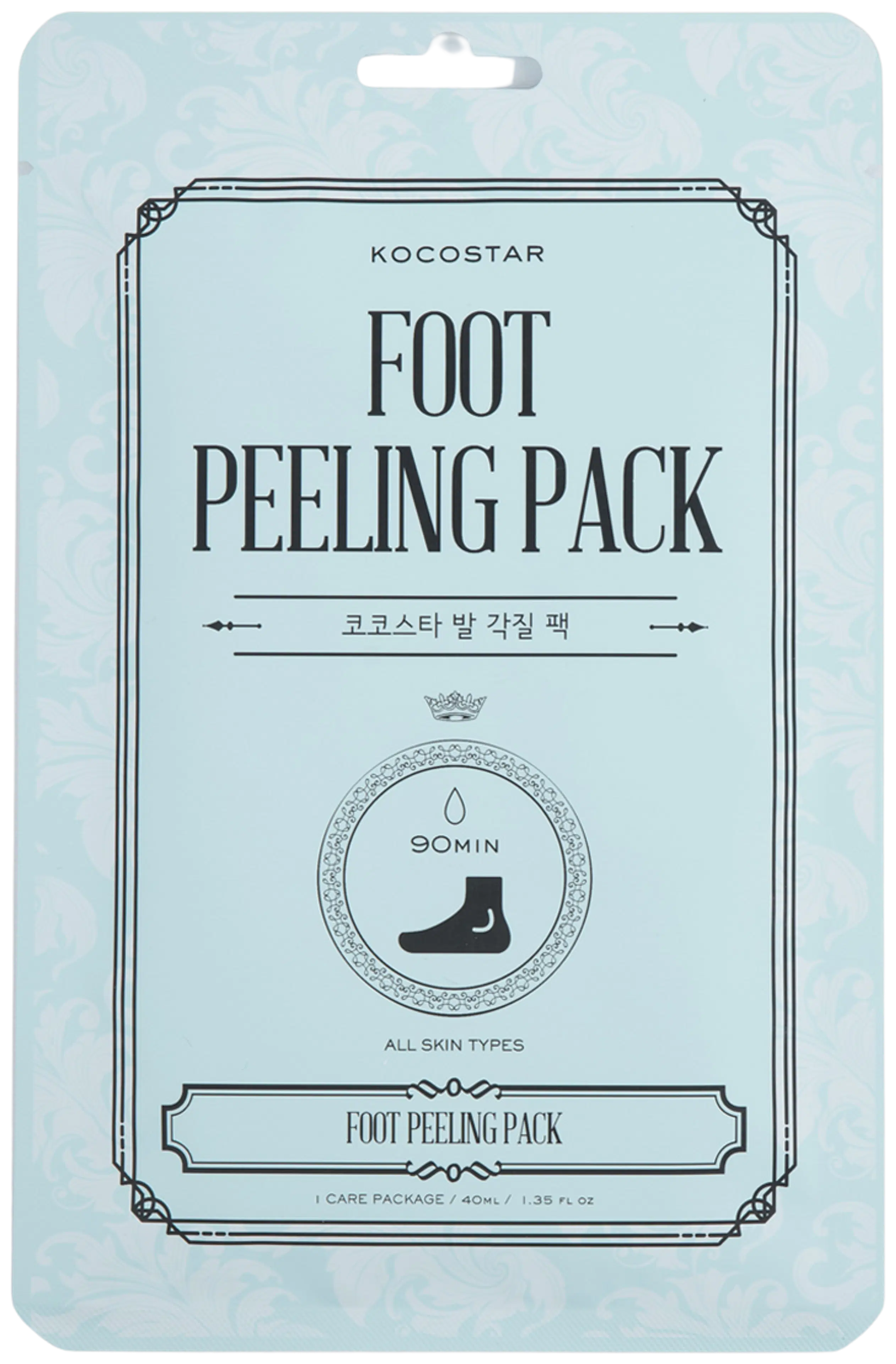 KOCOSTAR Foot Peeling Pack kuorintasukat 1kpl