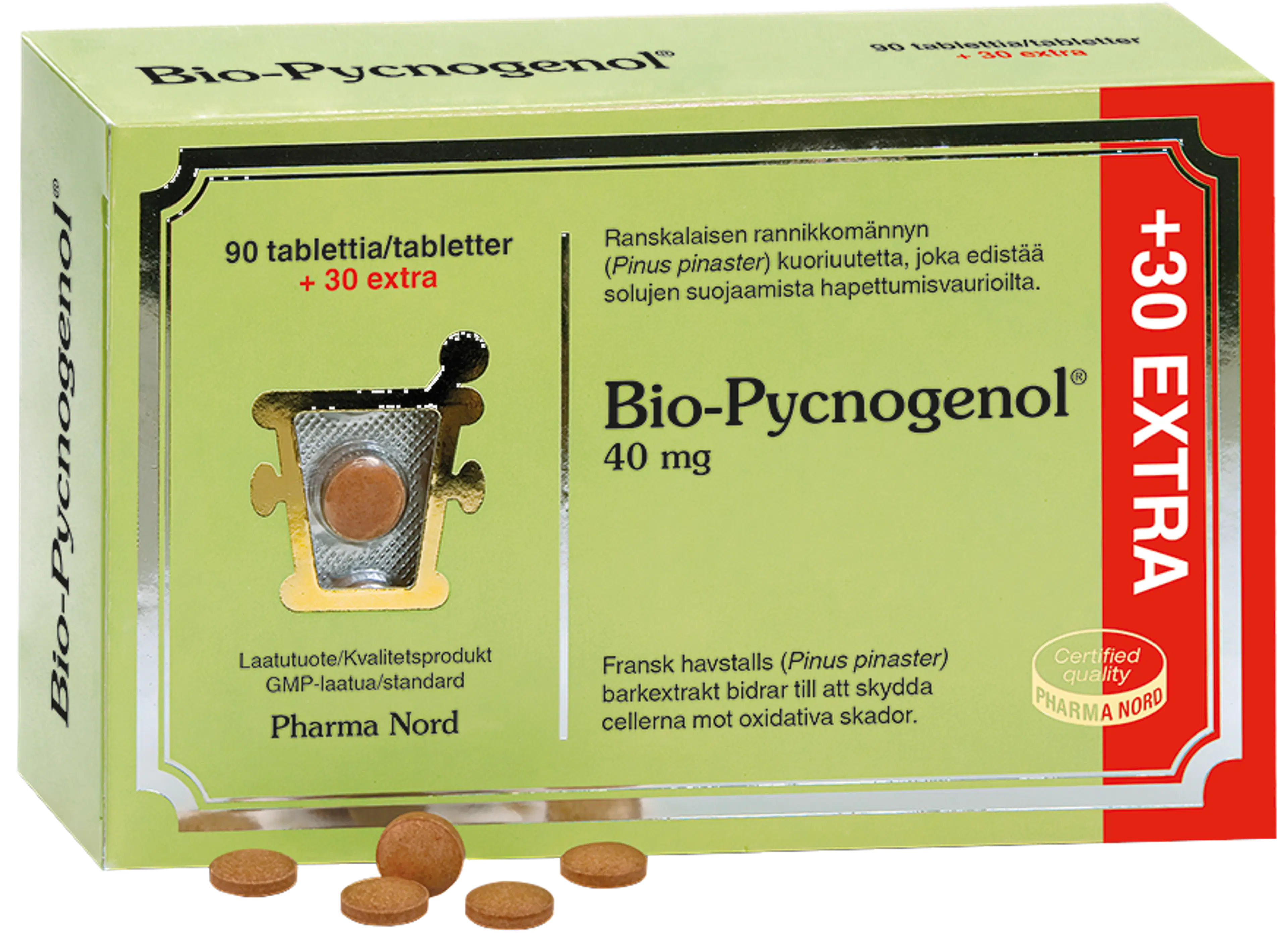 Bio-Pycnogenol®ravintolisä 120 tabl.