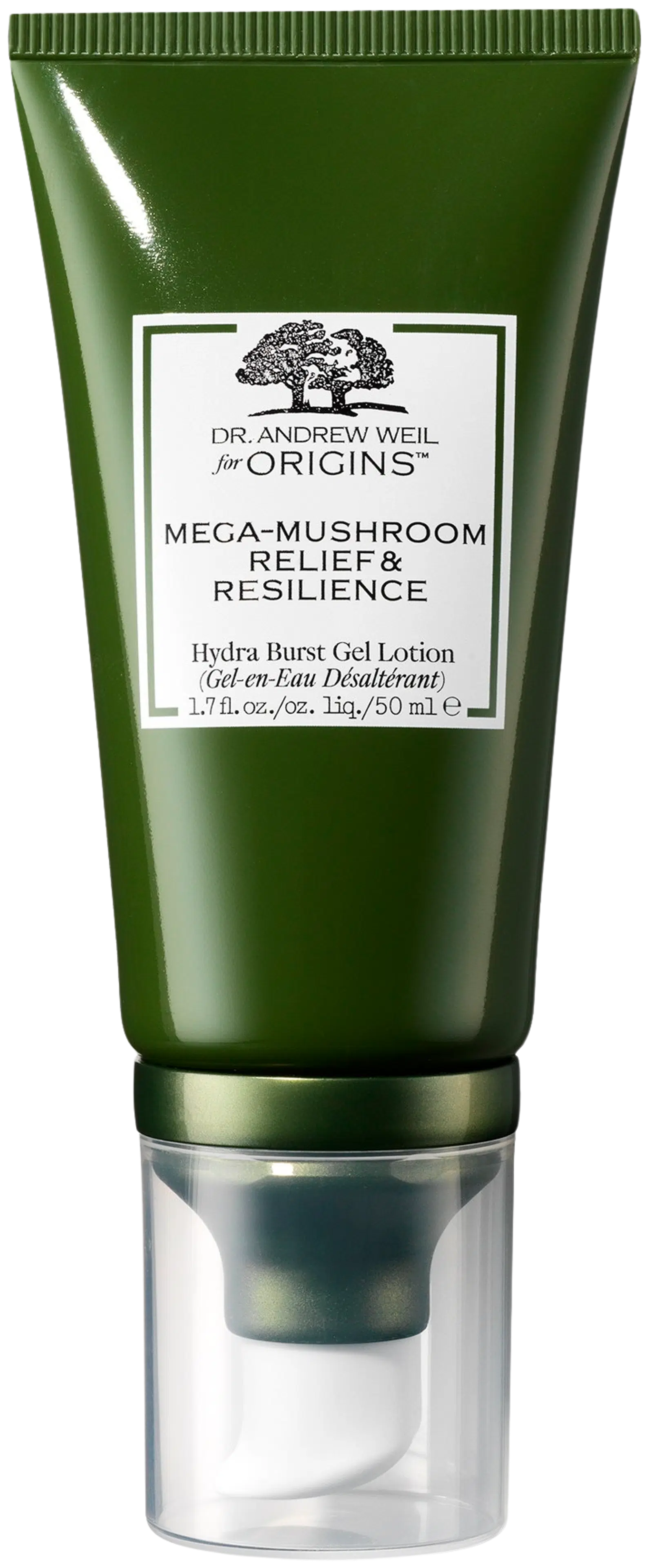 Origins Dr. Andrew Weil for Origins™ Mega-Mushroom Relief & Resilience Hydra Burst Gel Lotion geelivoide 50 ml