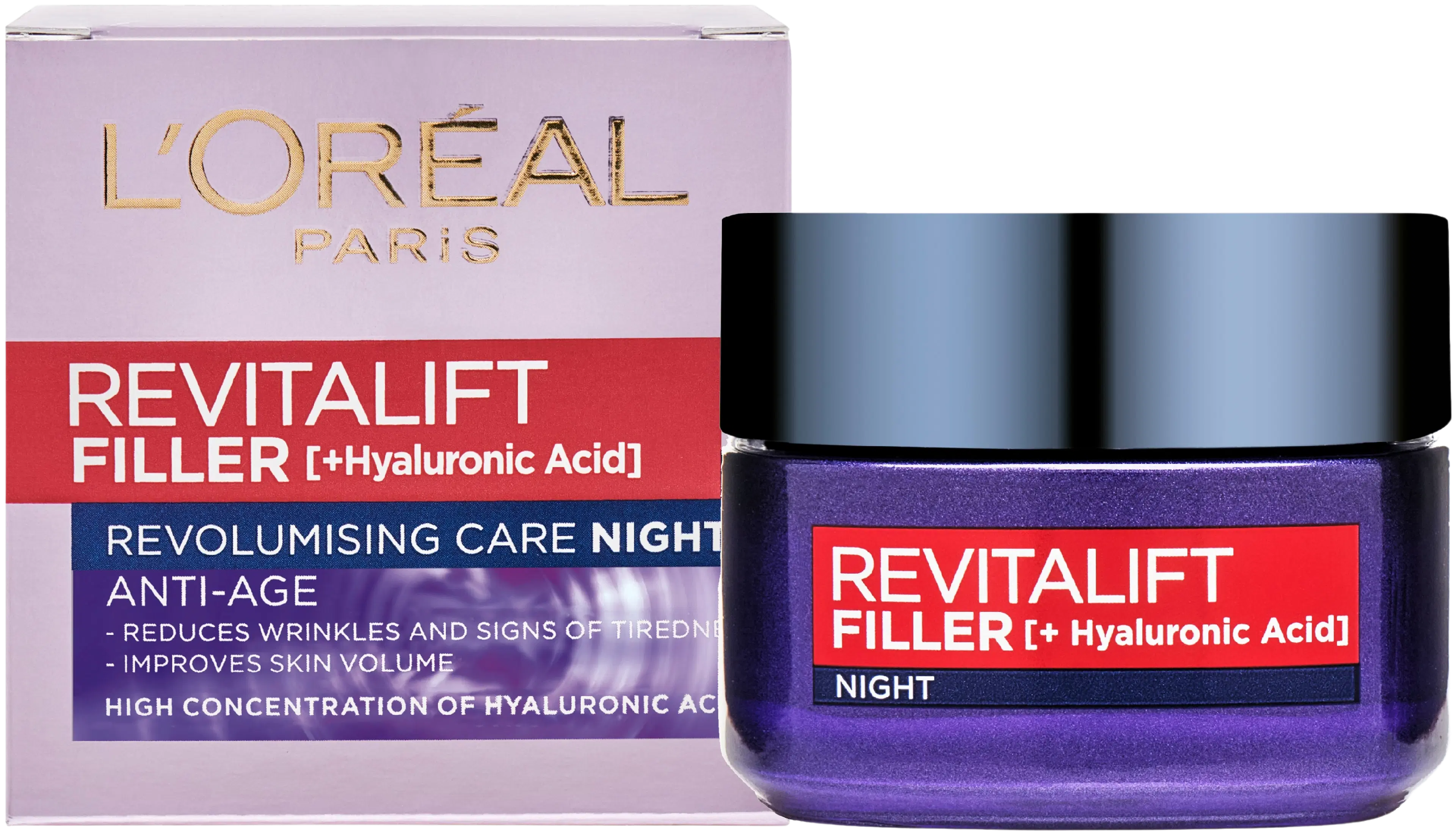 L'Oréal Paris Revitalift Filler anti-age -yövoide 50ml