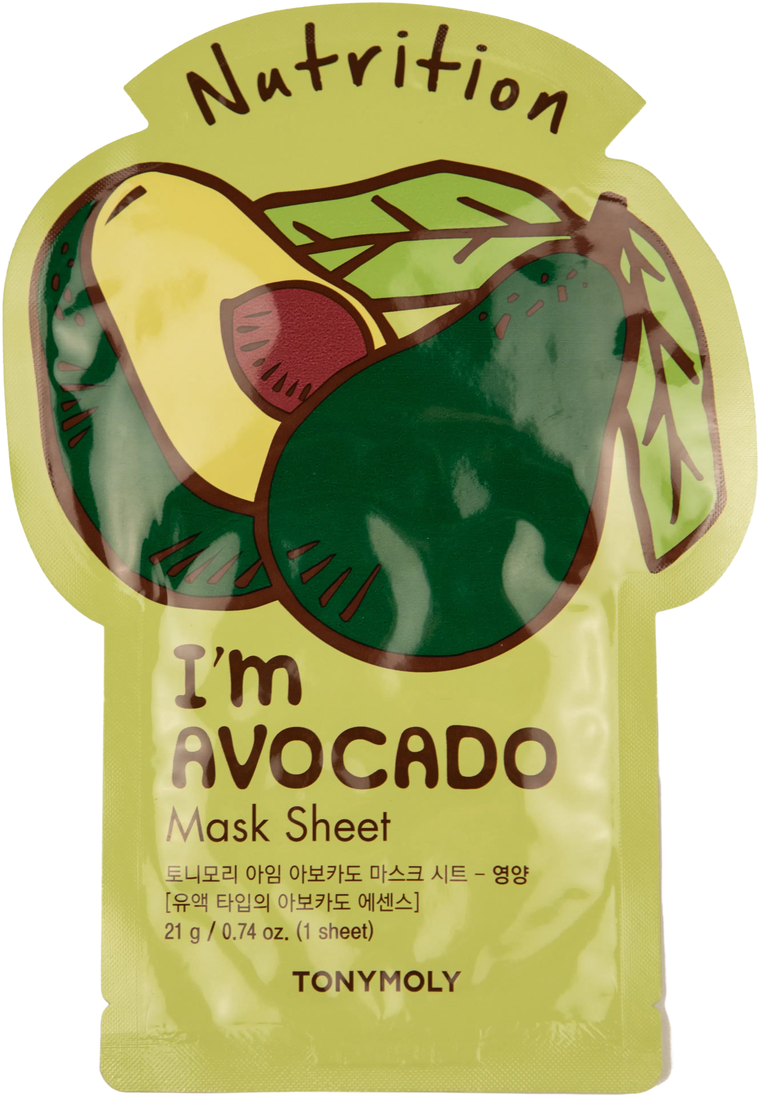 TONYMOLY I Am Real Mask Sheet Avocado