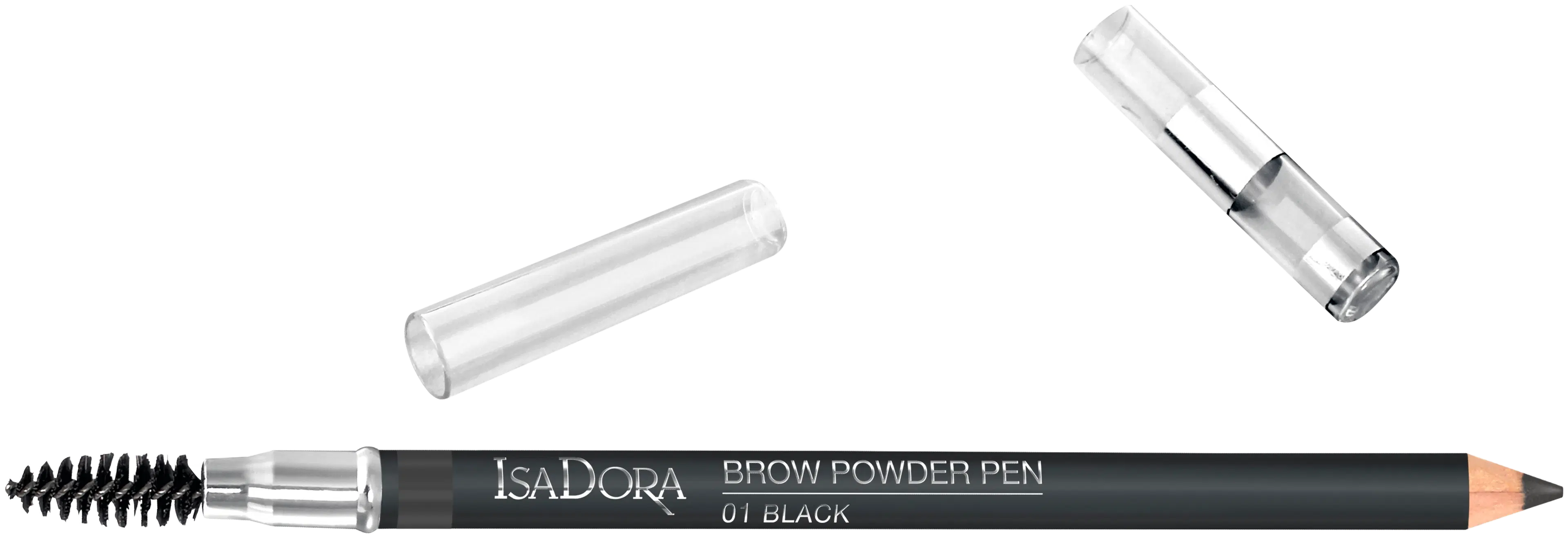 IsaDora Brown Powder Pen Kulmakynä 01 Black