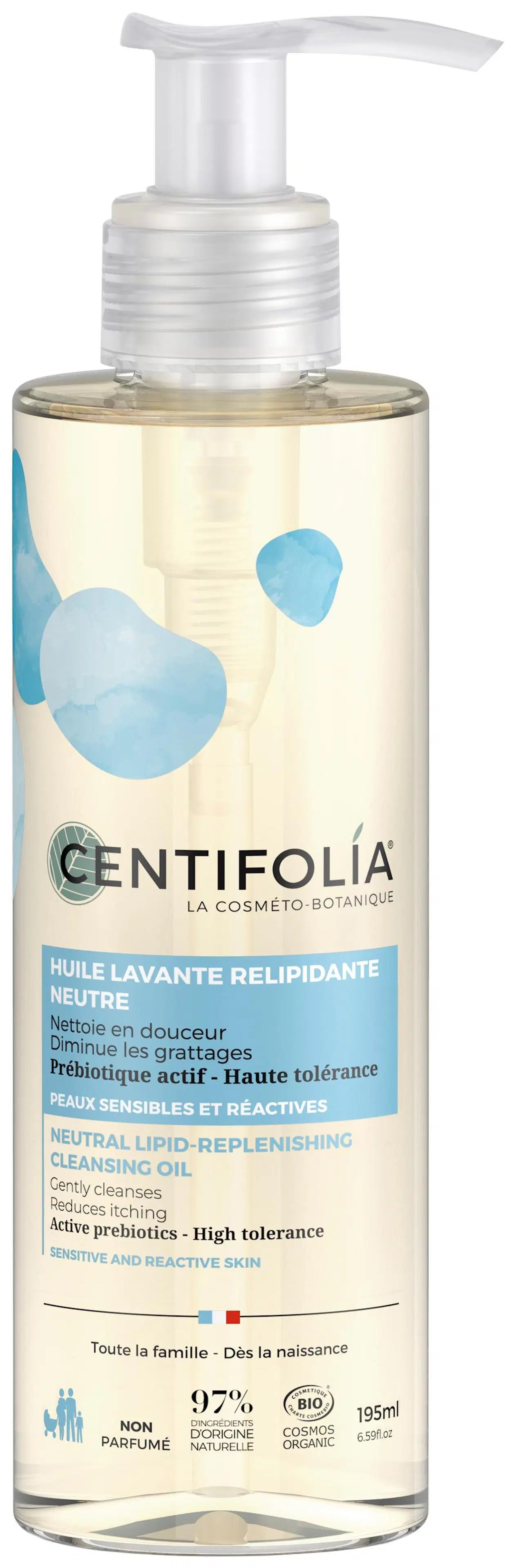 Centifolia Neutral Cleansing oil puhdistusöljy vartalolle 195 ml