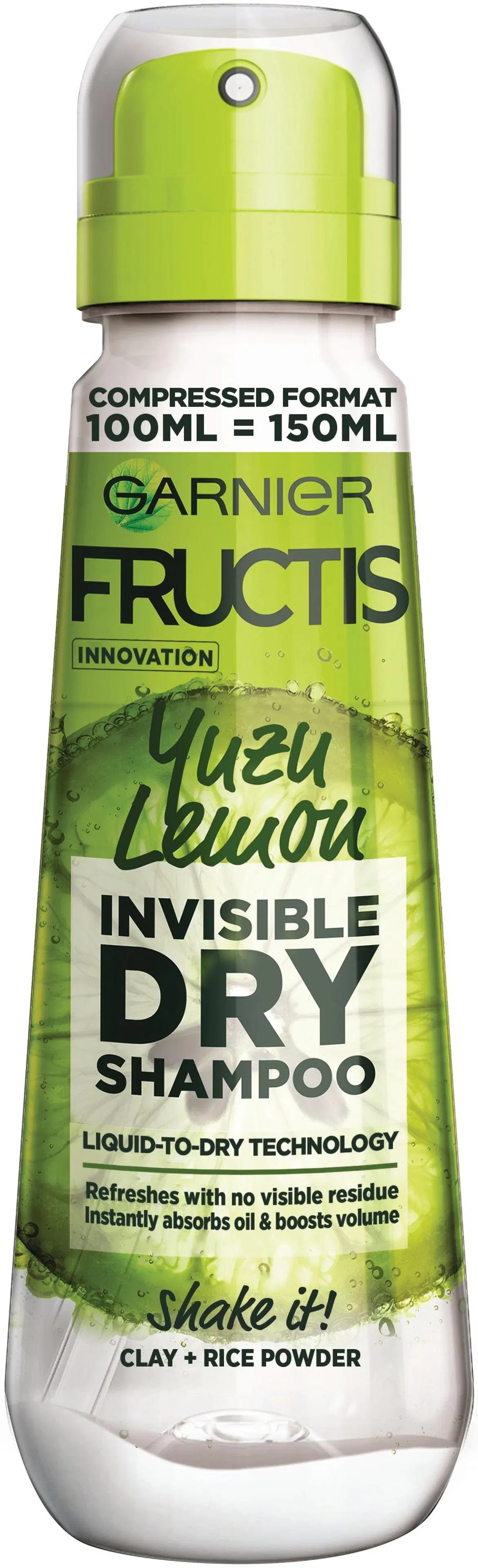 Garnier Fructis Invisible Dry shampoo Yuzu Lemon kuivashampoo 100ml