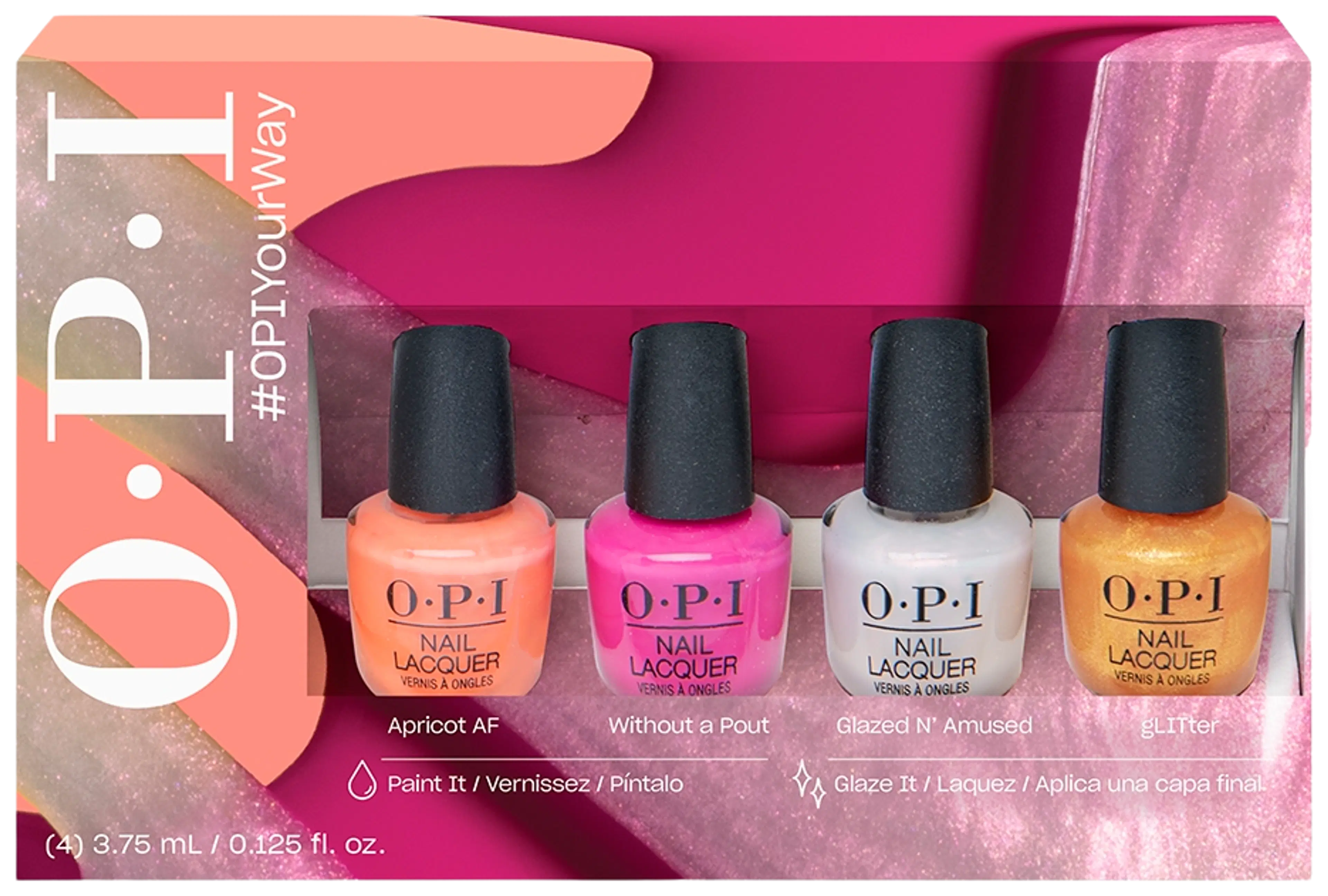 OPI Spring 24 OPI Your Way Collection Mini Nail Lacquer kynsilakkapakkaus 4 x 3,75 ml