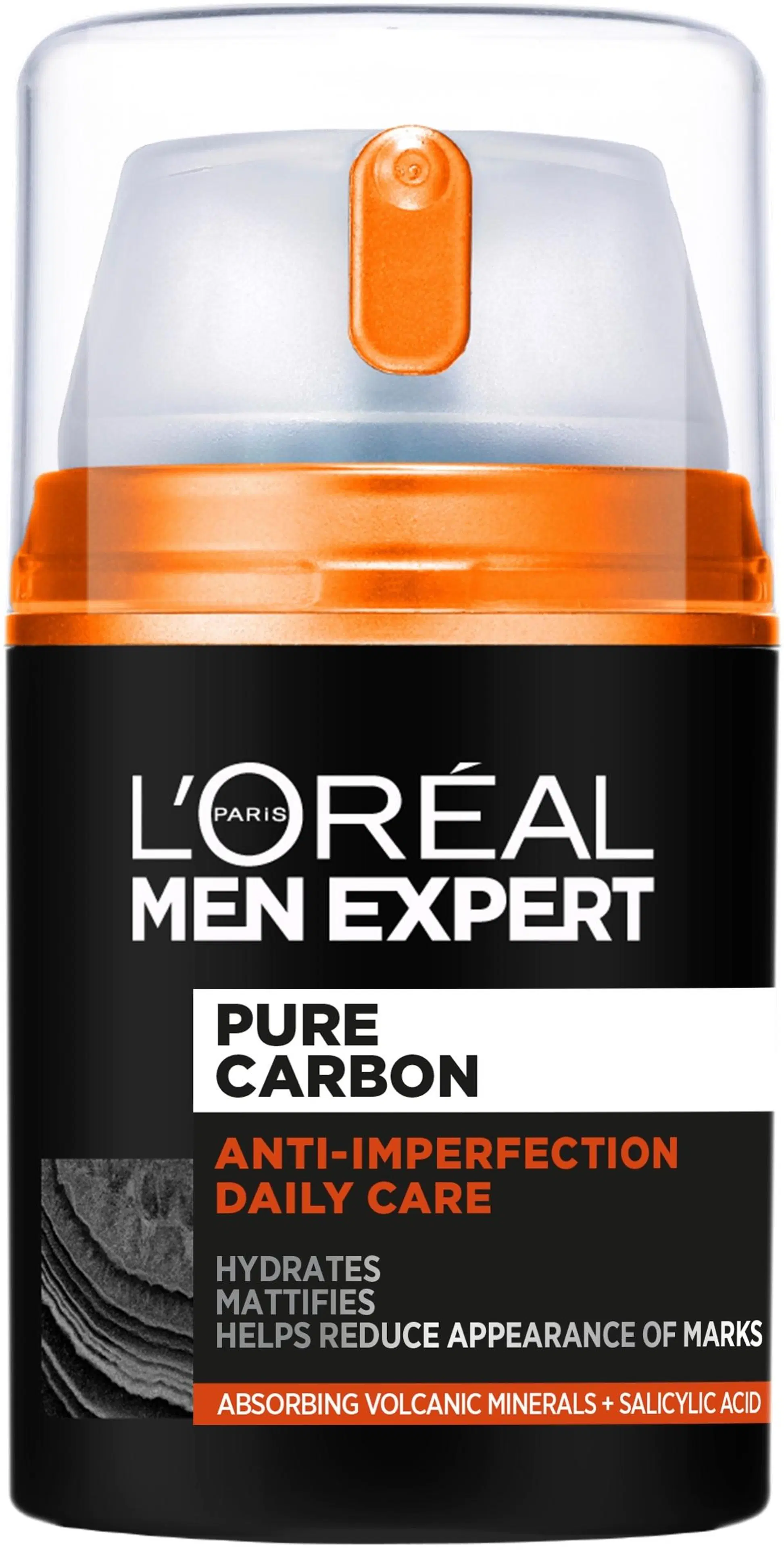 L'Oréal Paris Men Expert Pure Carbon Anti-Imperfection kasvovoide epäpuhtauksia vastaan 50ml