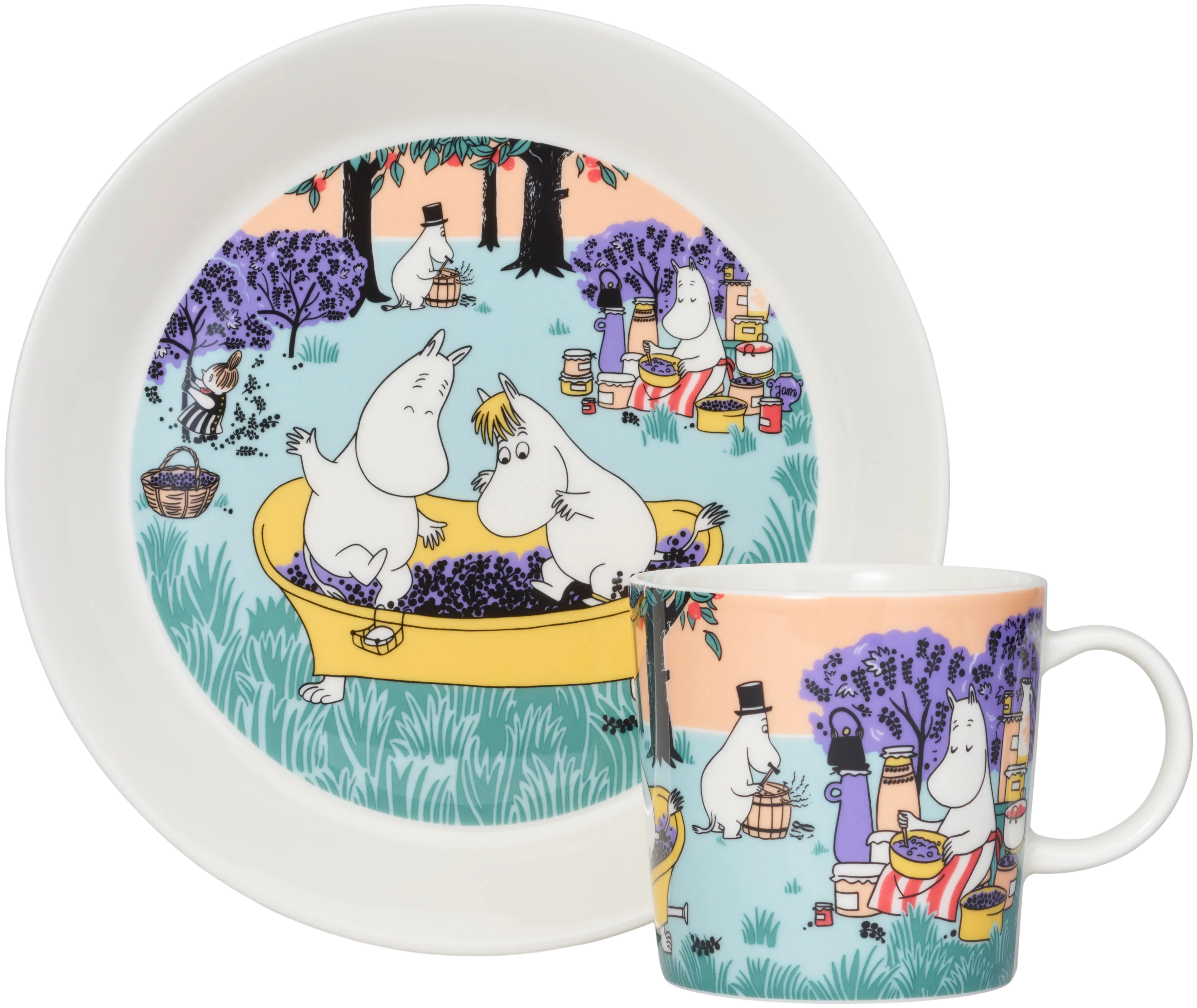 Moomin Arabia Finland Muumi lautanen 19cm Marjassa