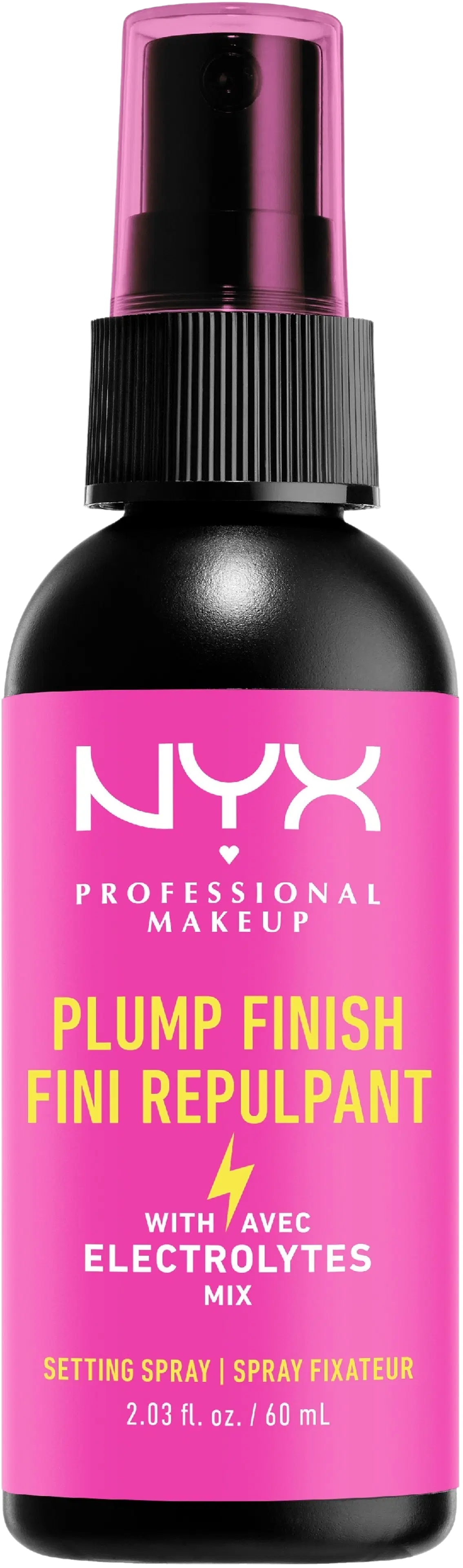 NYX Professional Makeup Plump Finish Setting Spray meikinkiinnityssuihke 60 ml