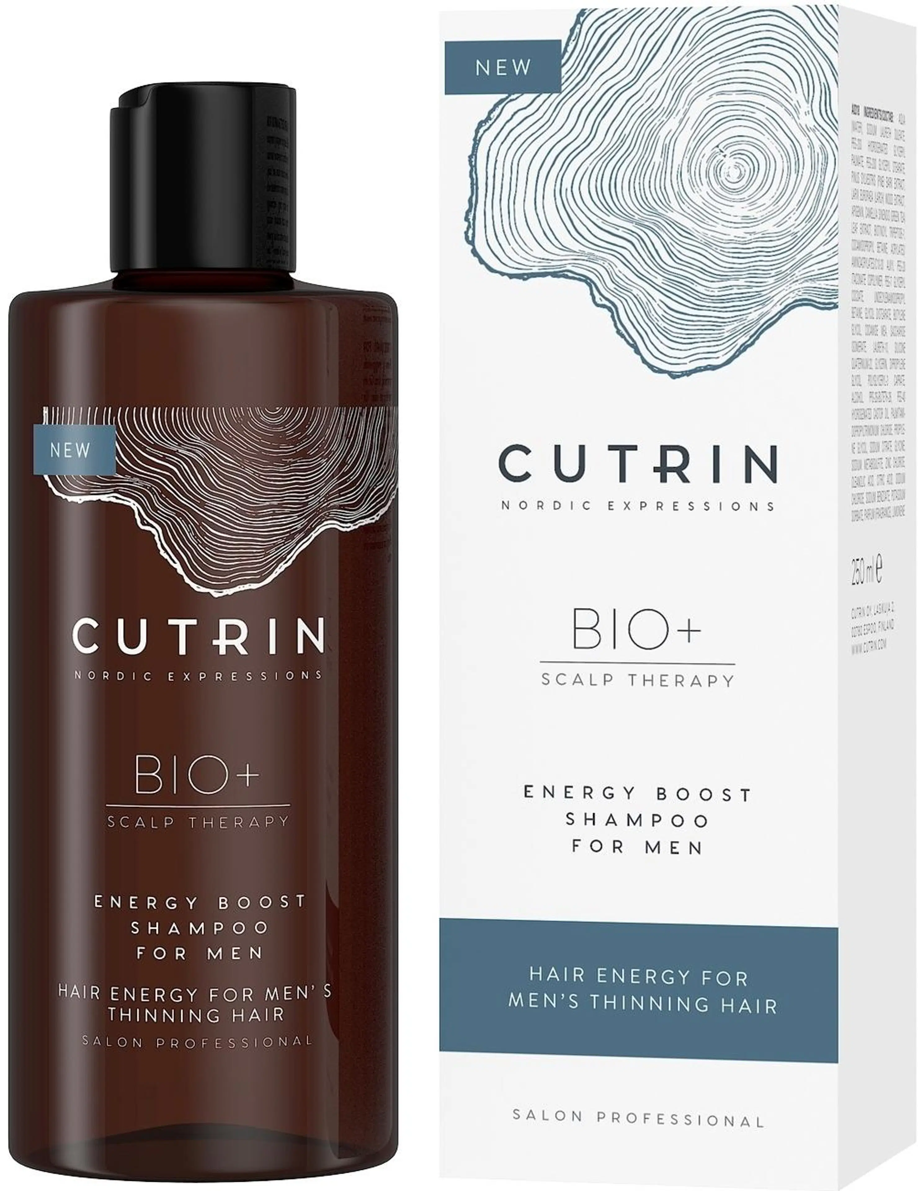 Cutrin BIO+ Energy Boost Shampoo for men 250 ml