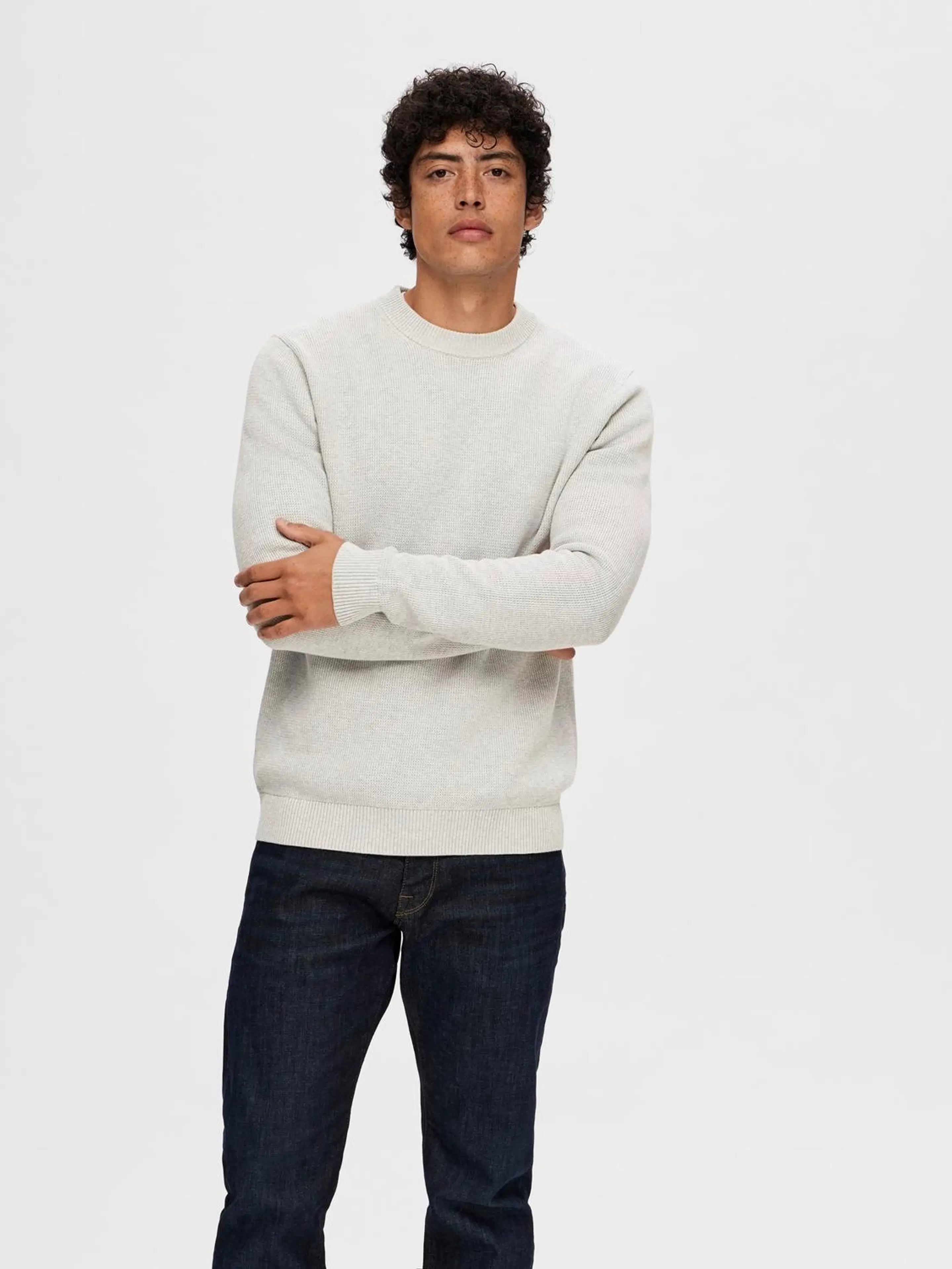 SELECTED HOMME Slhdane ls knit structure neule
