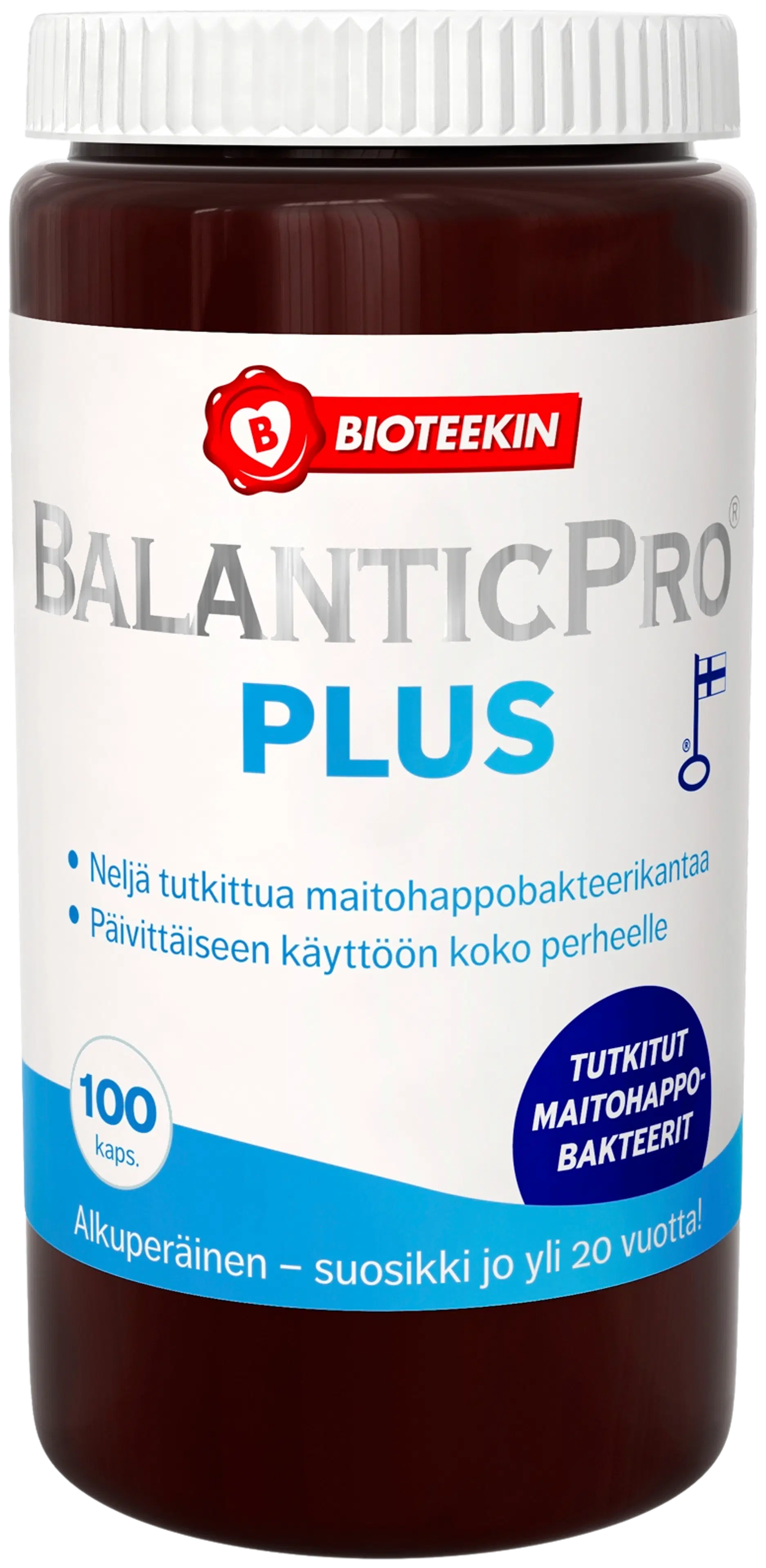 Bioteekki BalanticPro Plus maitohappobakteerivalmiste 100 kaps.