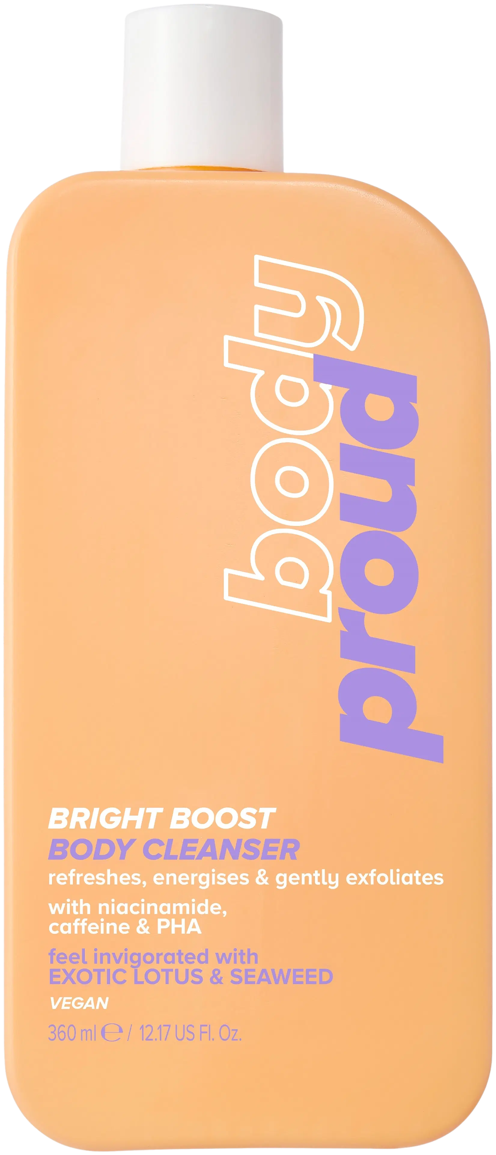 Body Proud Bright Boost Body Cleanser - vartalonpuhdistusgeeli 360ml