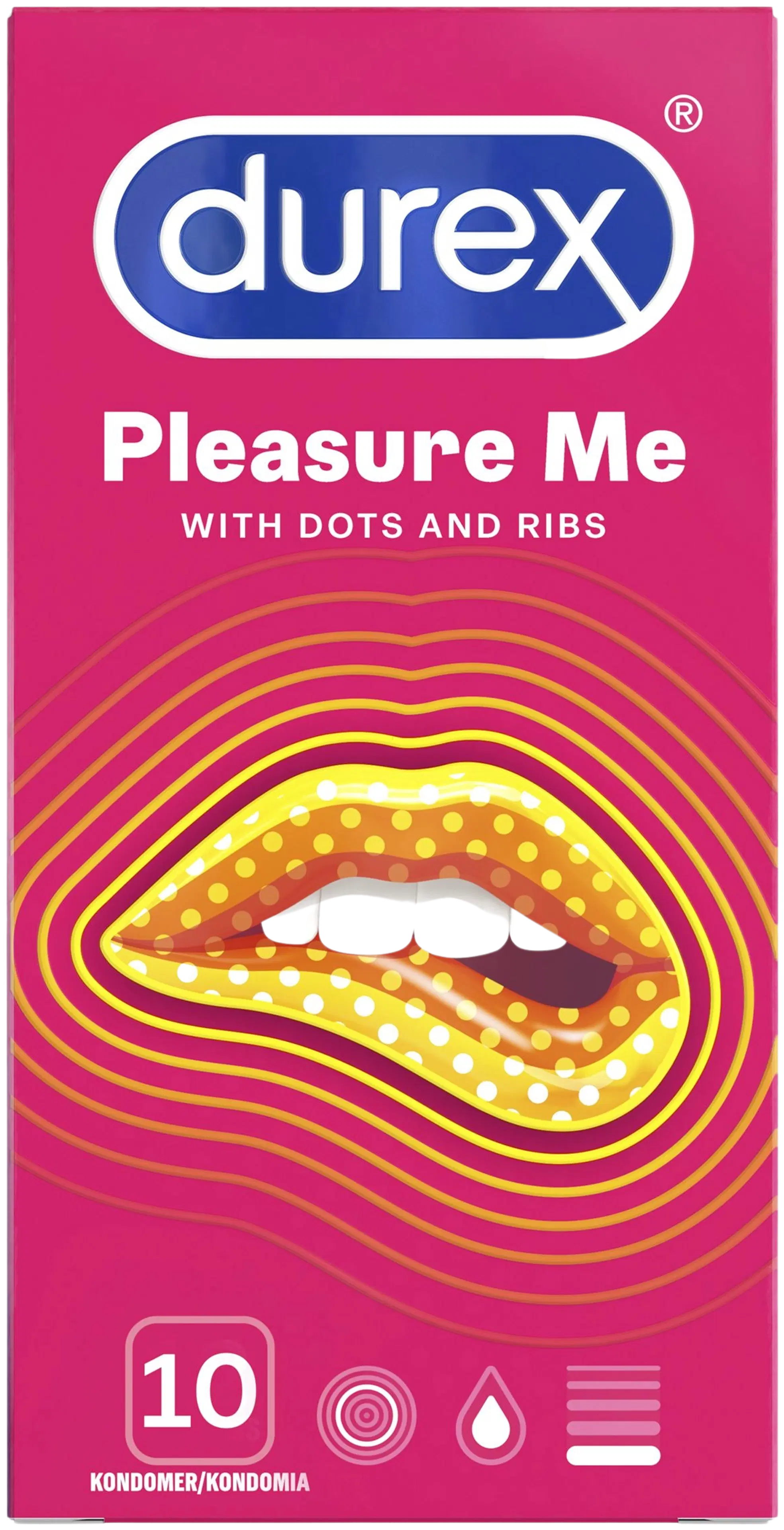 Durex Pleasure Me kondomi 10kpl
