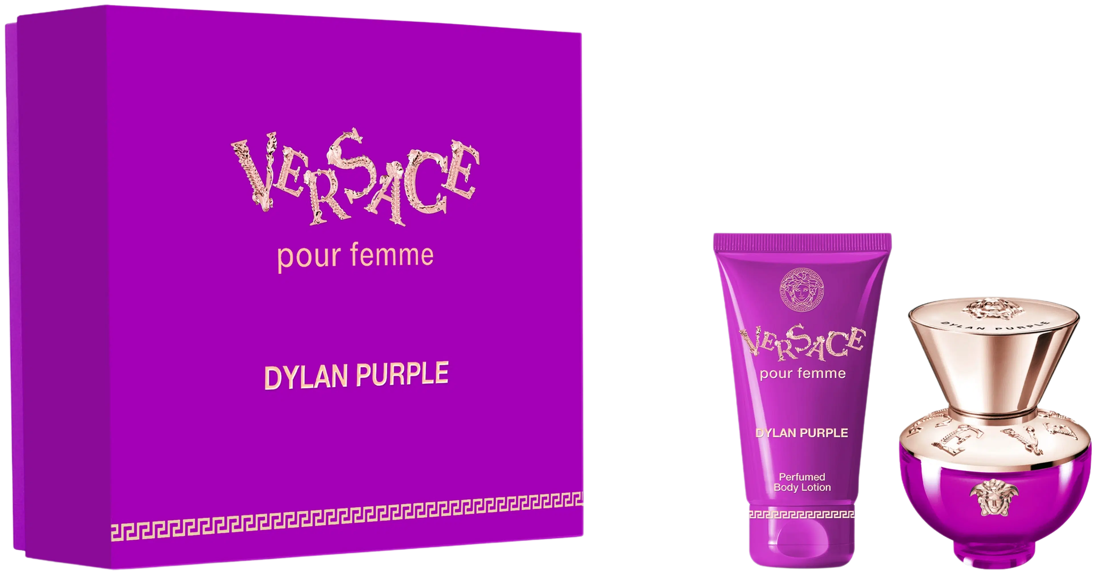 Versace Dylan Purple lahjapakkaus EdP 30 ml + vartalovoide 50 ml