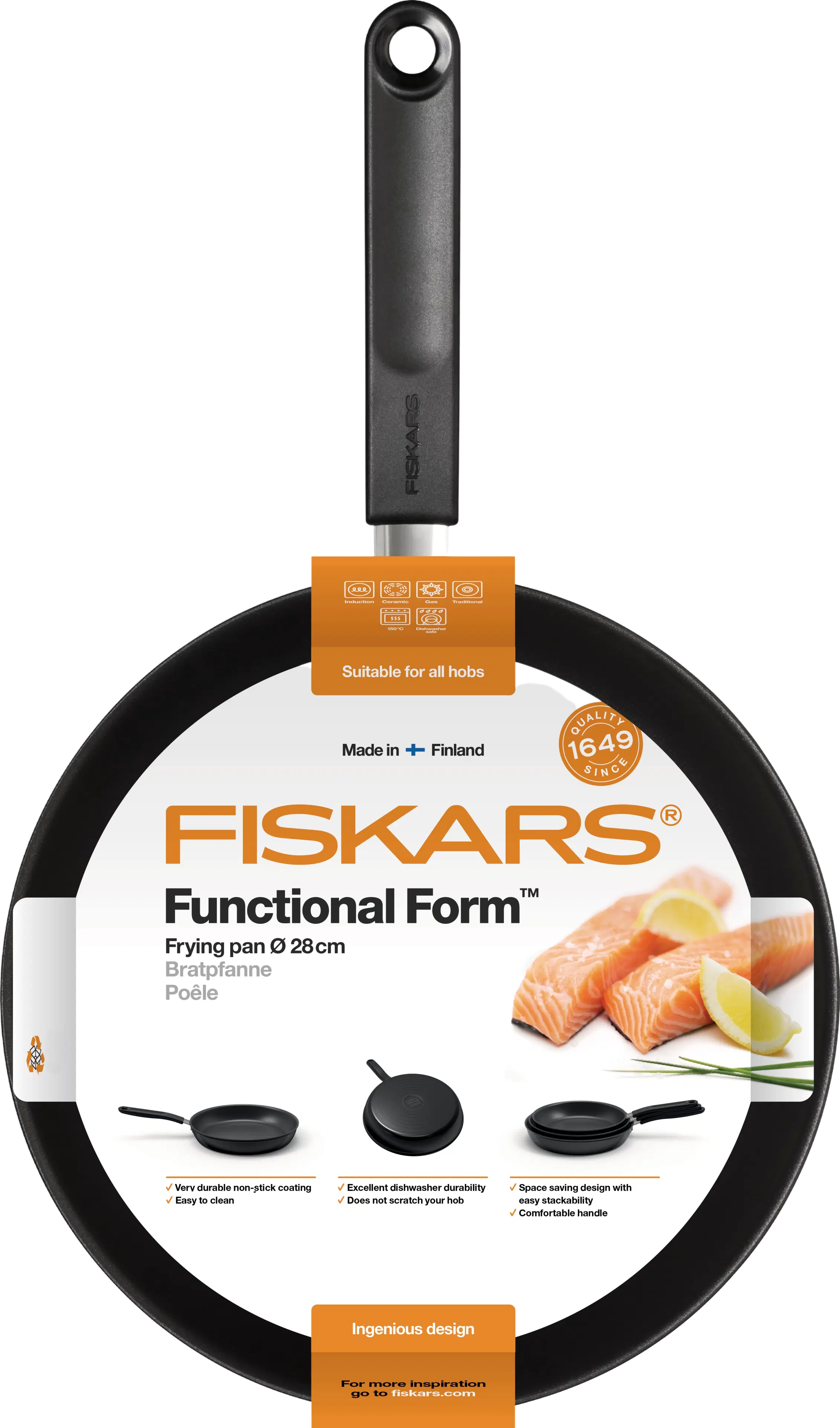 Fiskars Functional Form paistinpannu 28cm