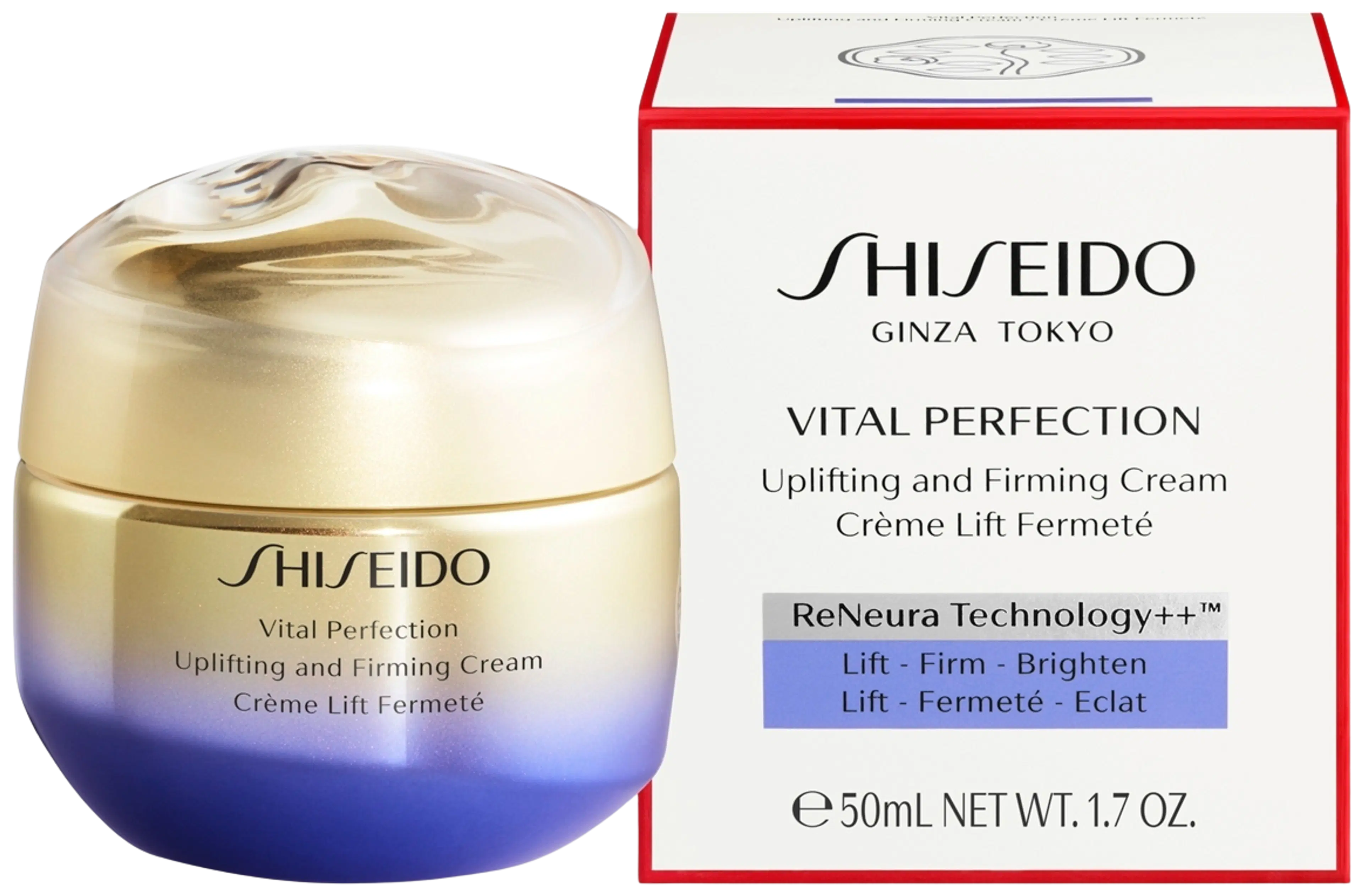 Shiseido Vital Perfection Uplifting and Firming Cream hoitovoide 50 ml
