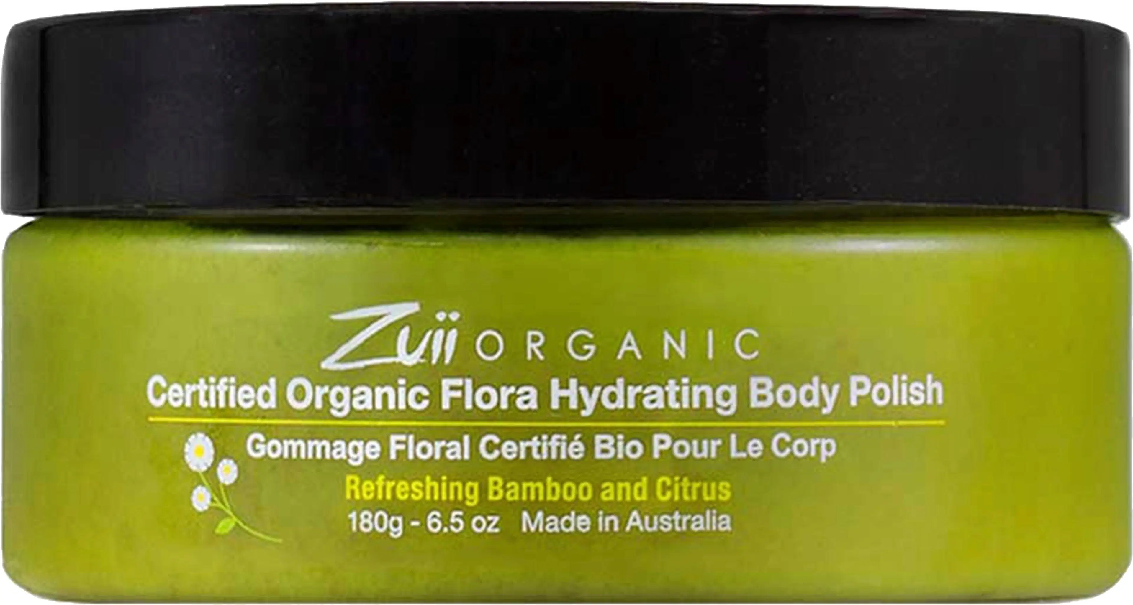 Zuii Organic Flora Hydrating Body Polish kosteuttava vartalokuorinta 180g